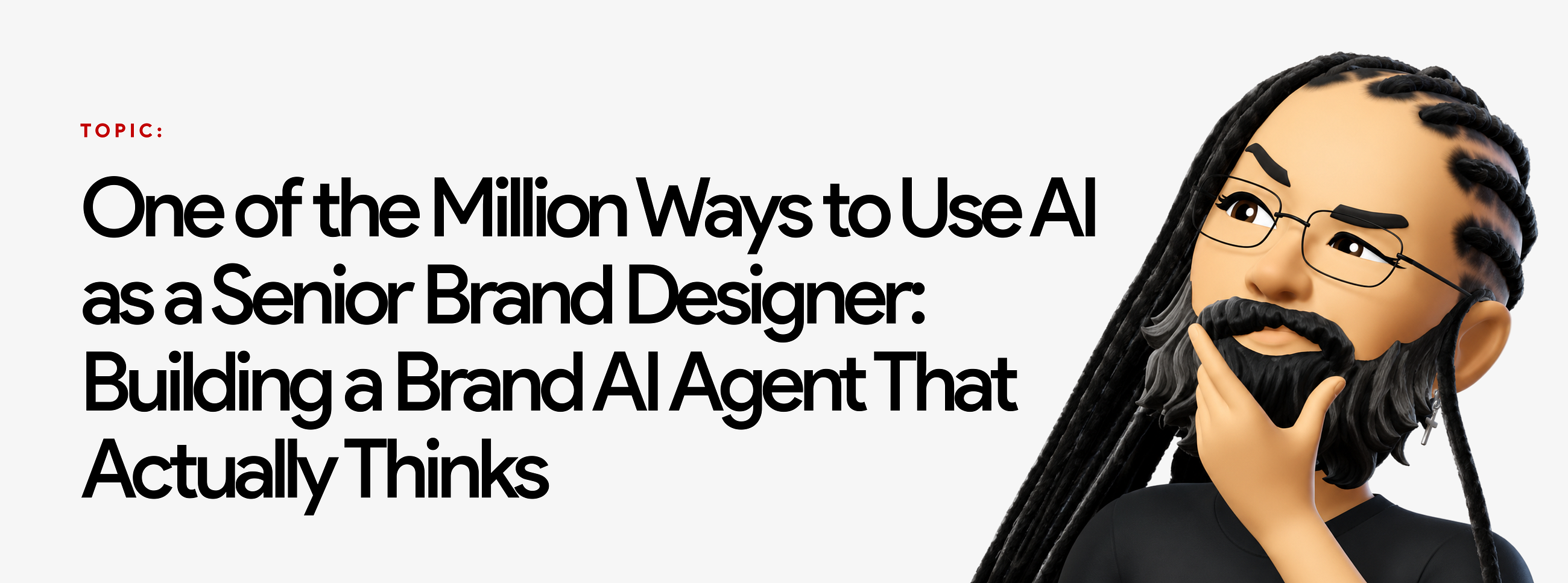 One of the Million Ways to Use AI as a Senior Brand Designer: Building a Brand AI Agent That…