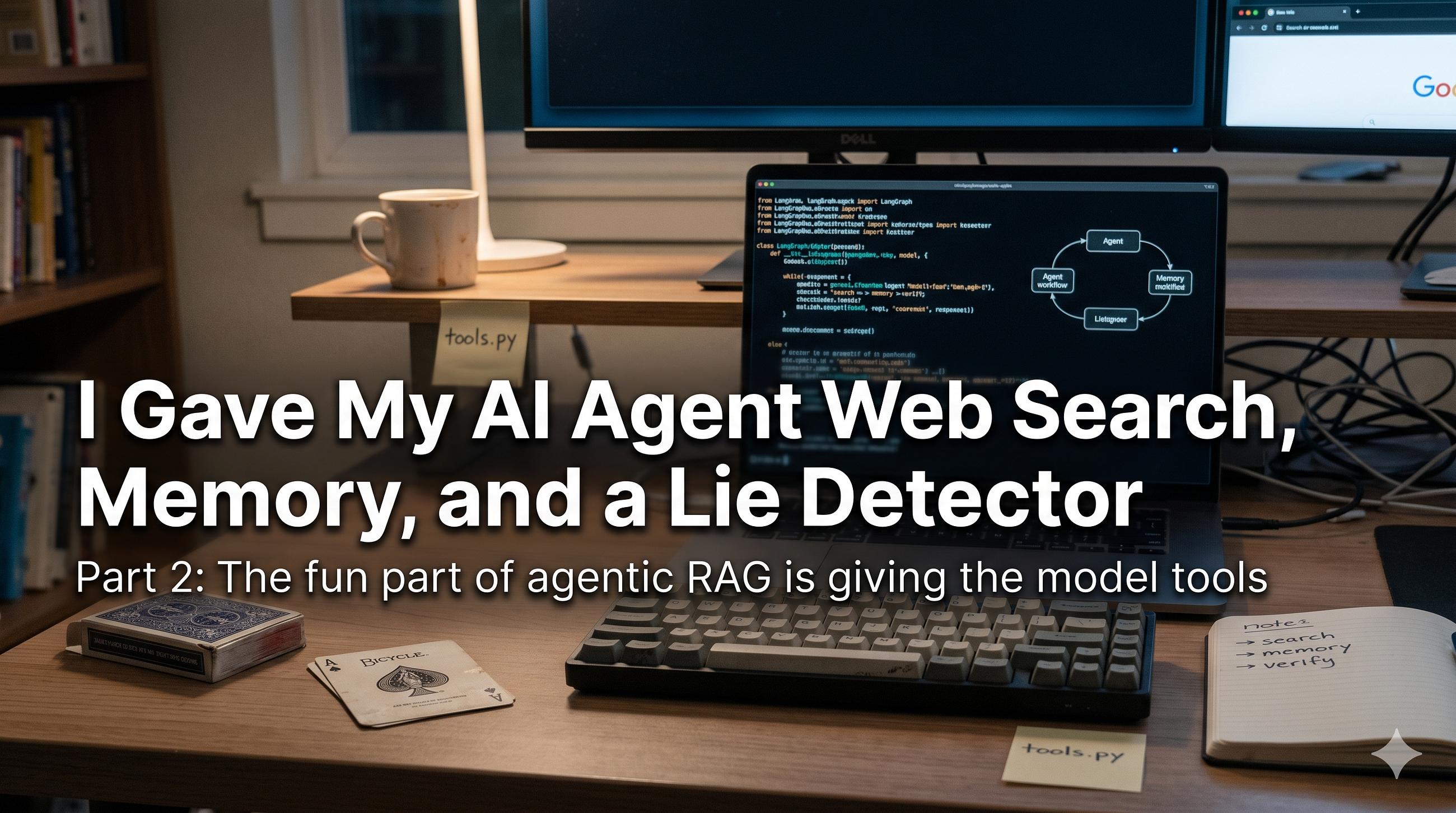 I gave my AI Agent Web Search, Memory and a Lie Detector