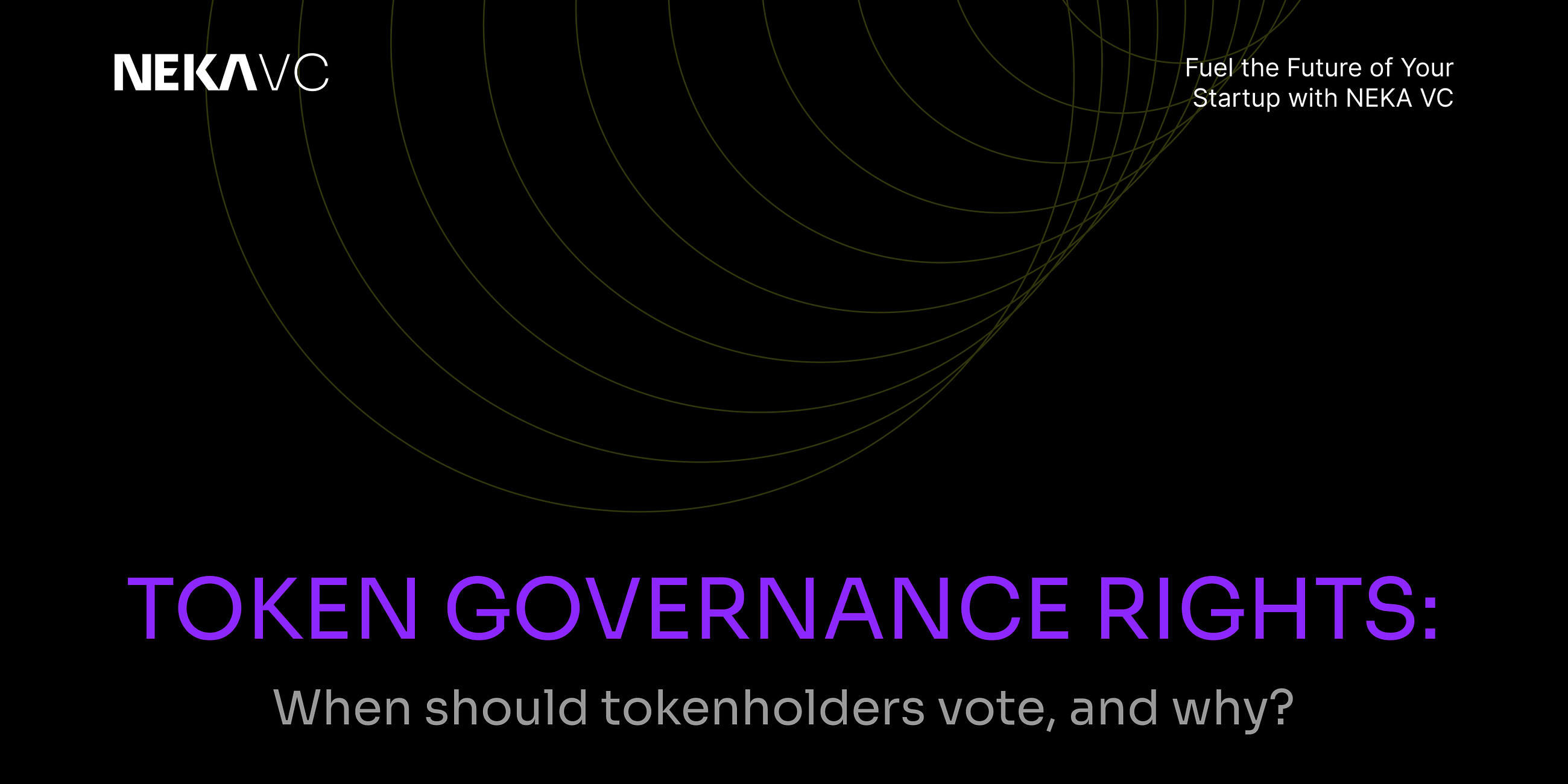 Token governance rights: When should tokenholders vote, and why?