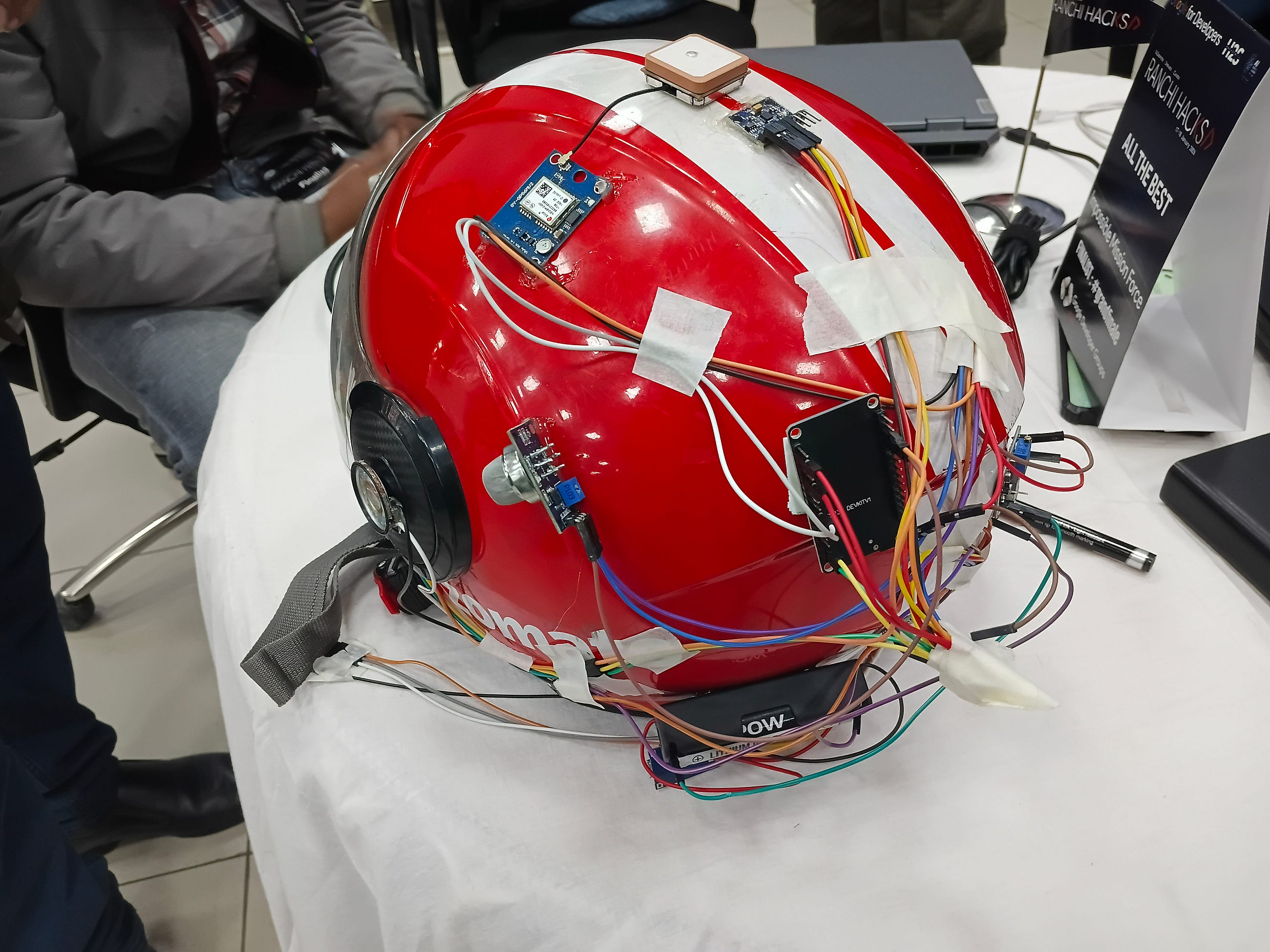 We Built a Smart Helmet to Prevent Road Accidents. Then It Failed in Front of the Judges.
