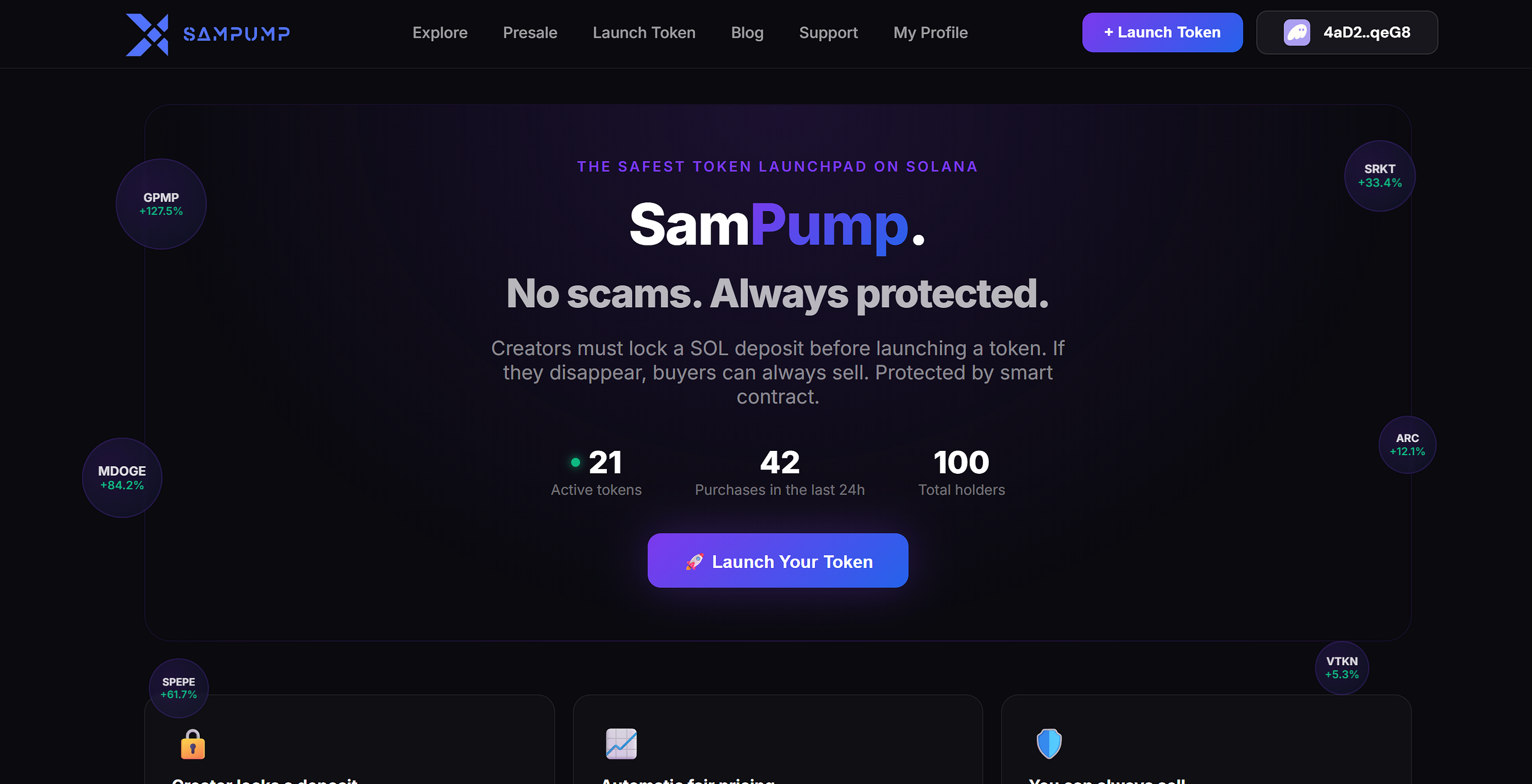 SamPump: How On-Chain Locked SOL Changes the Rules of the Game