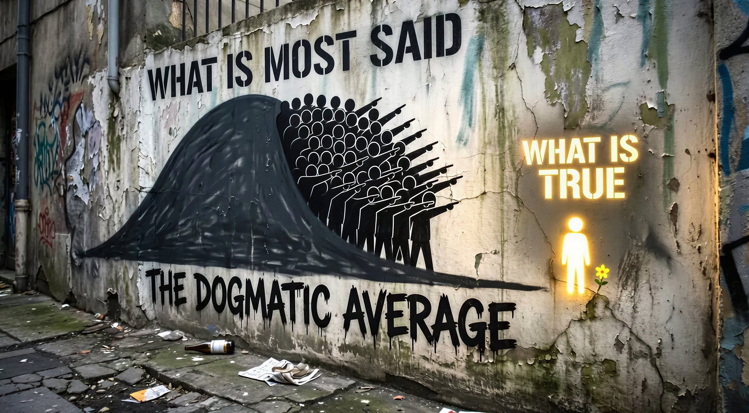 False Confidence isn’t a machine problem, it’s the oldest human error. The Dogmatic Average II