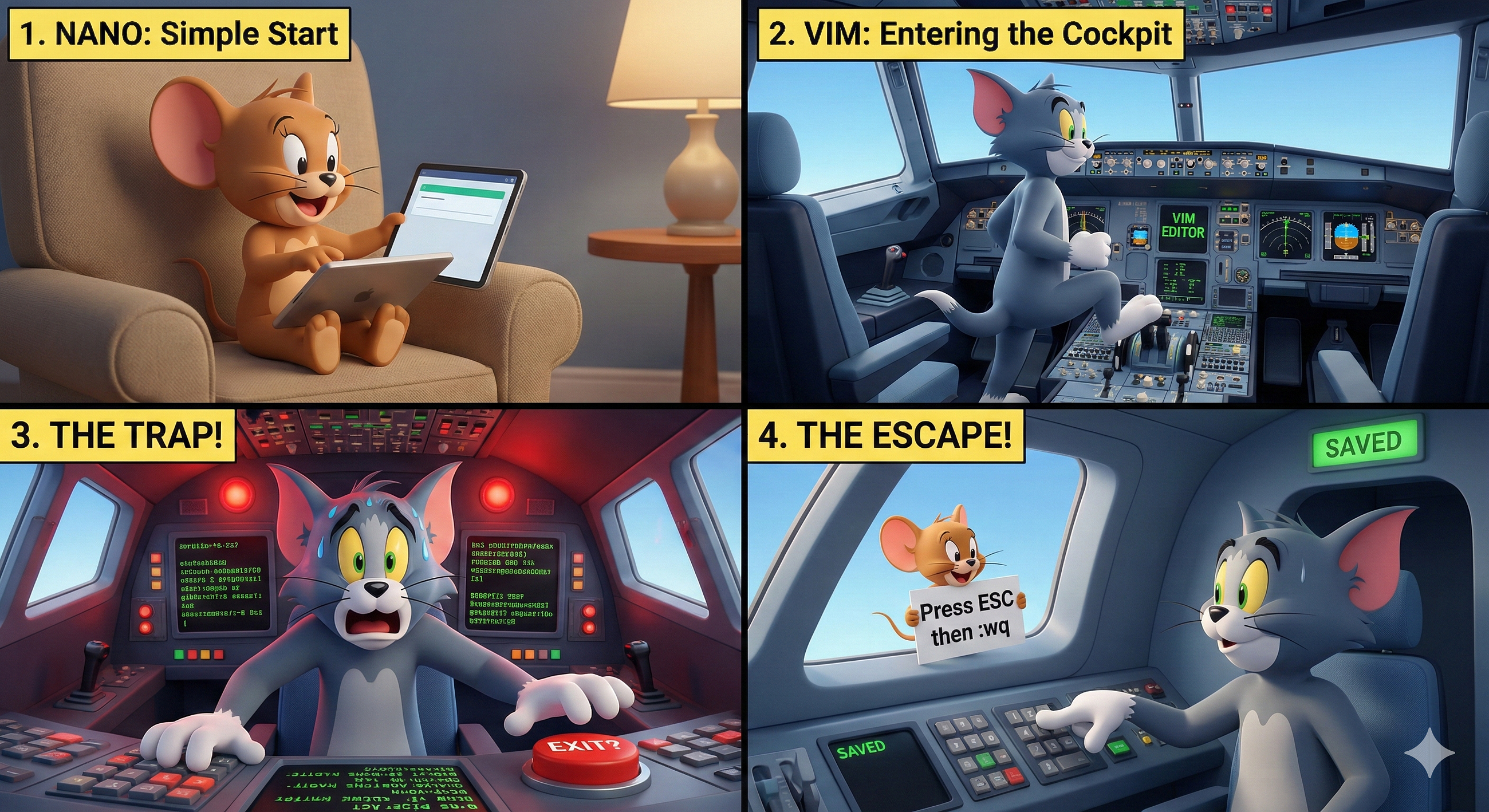 Day 5: The Battle of Editors — Nano vs. Vim