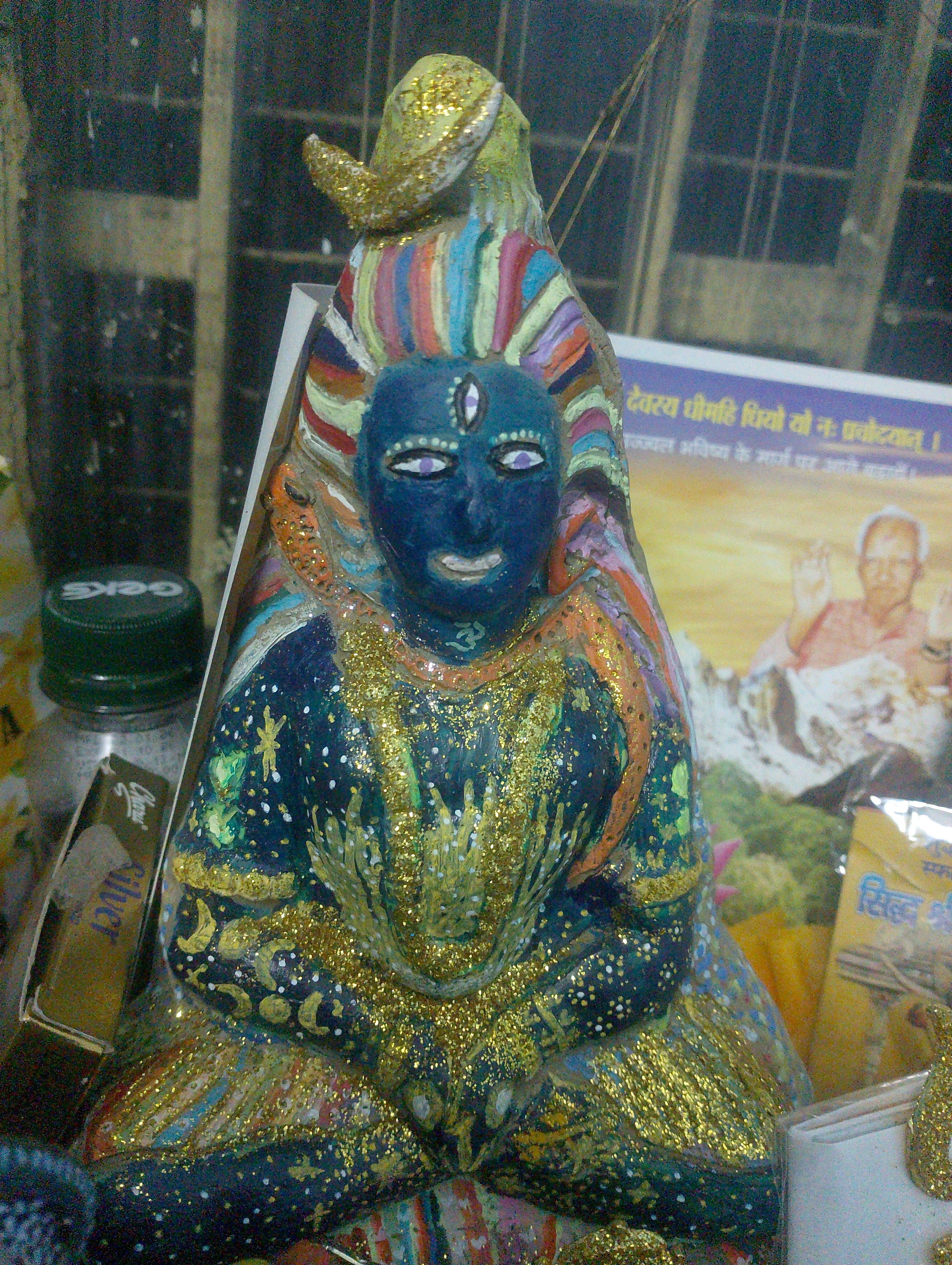 made shivji from clay
