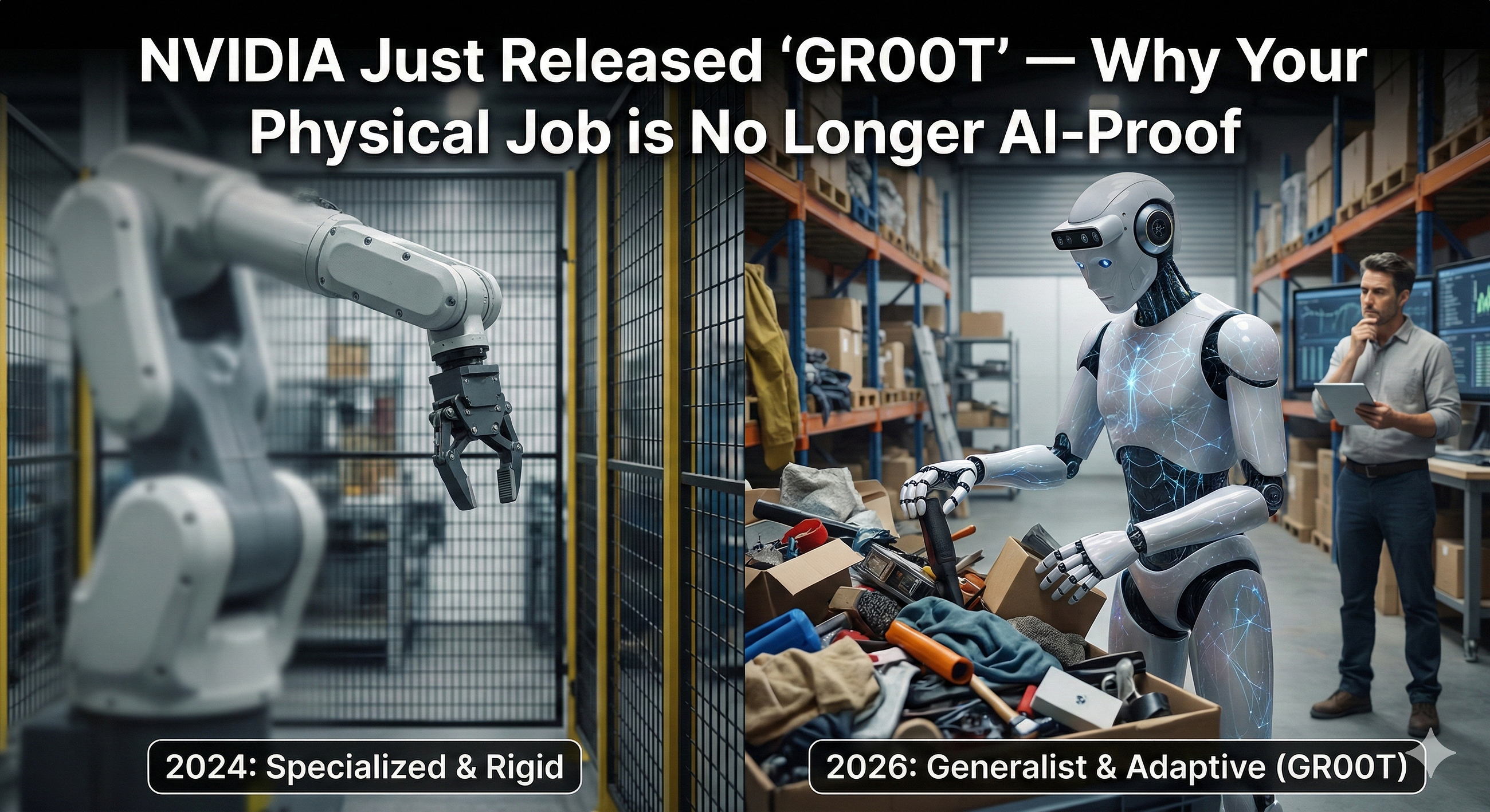 NVIDIA Just Released “GR00T” — Why Your Physical Job is No Longer AI-Proof