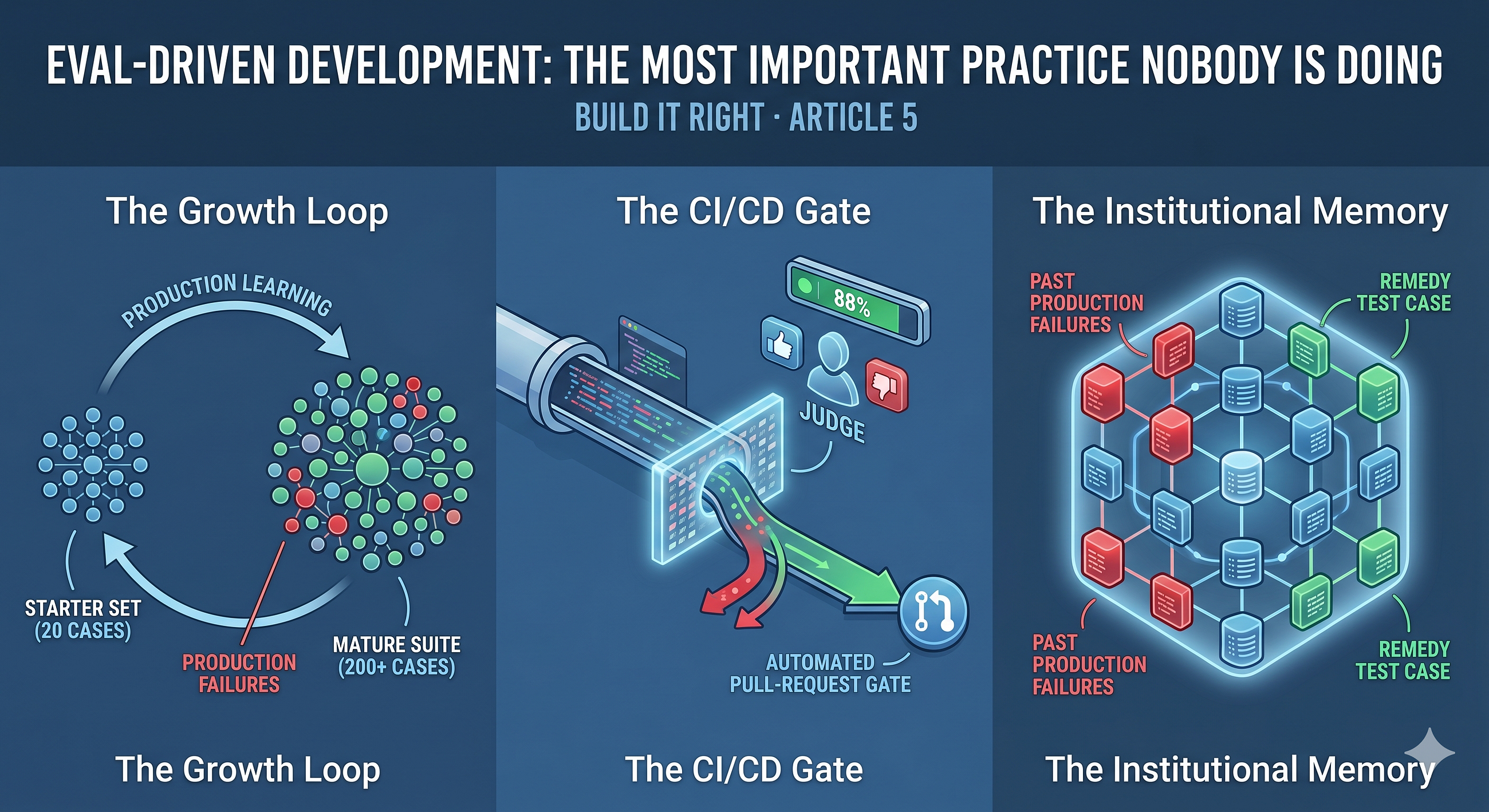 Eval-Driven Agentic AI Development: The Most Important Practice Nobody Is Doing (And What I Got…