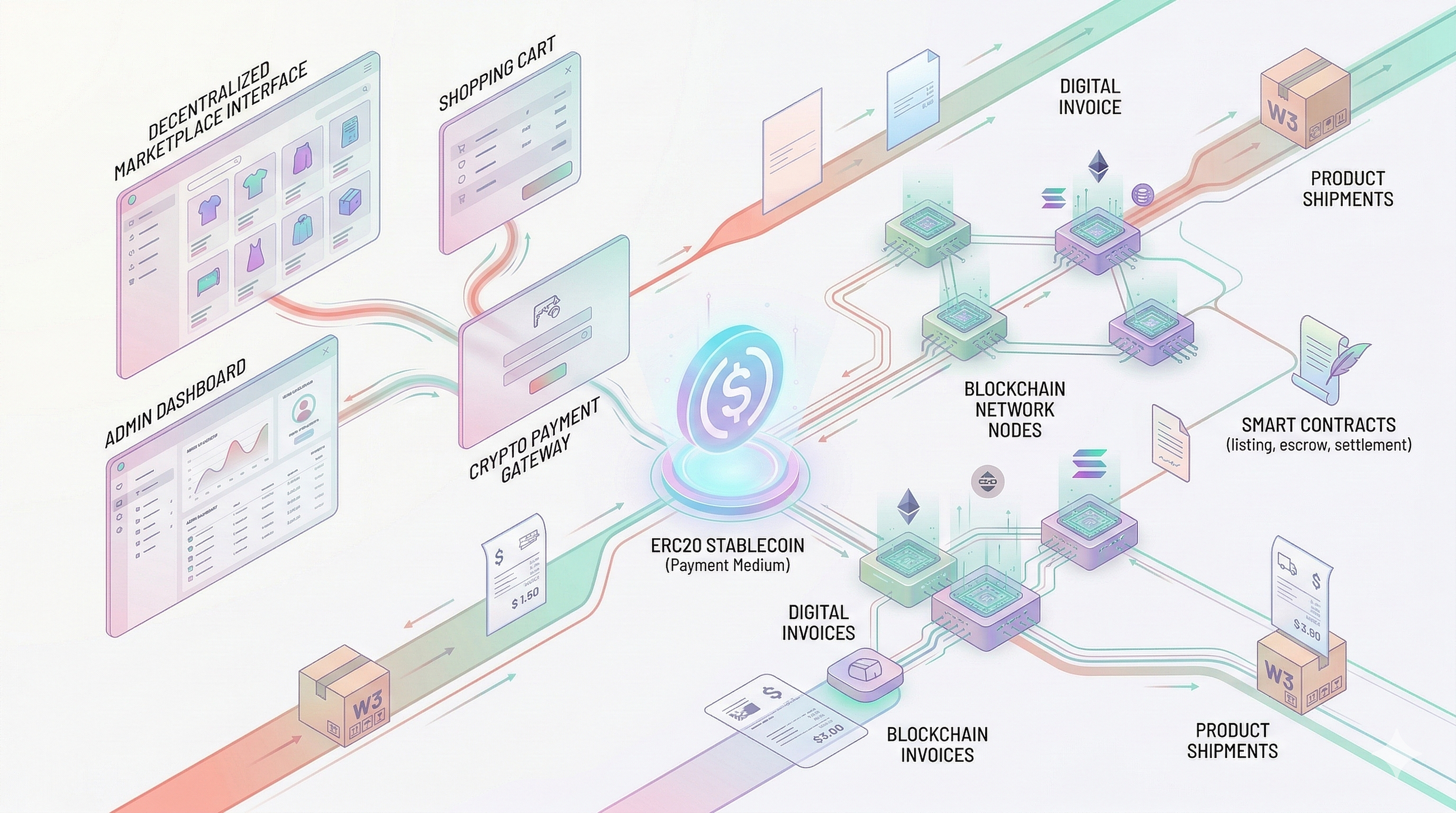 Construí una Plataforma de E-Commerce 100% On-Chain usando Solidity