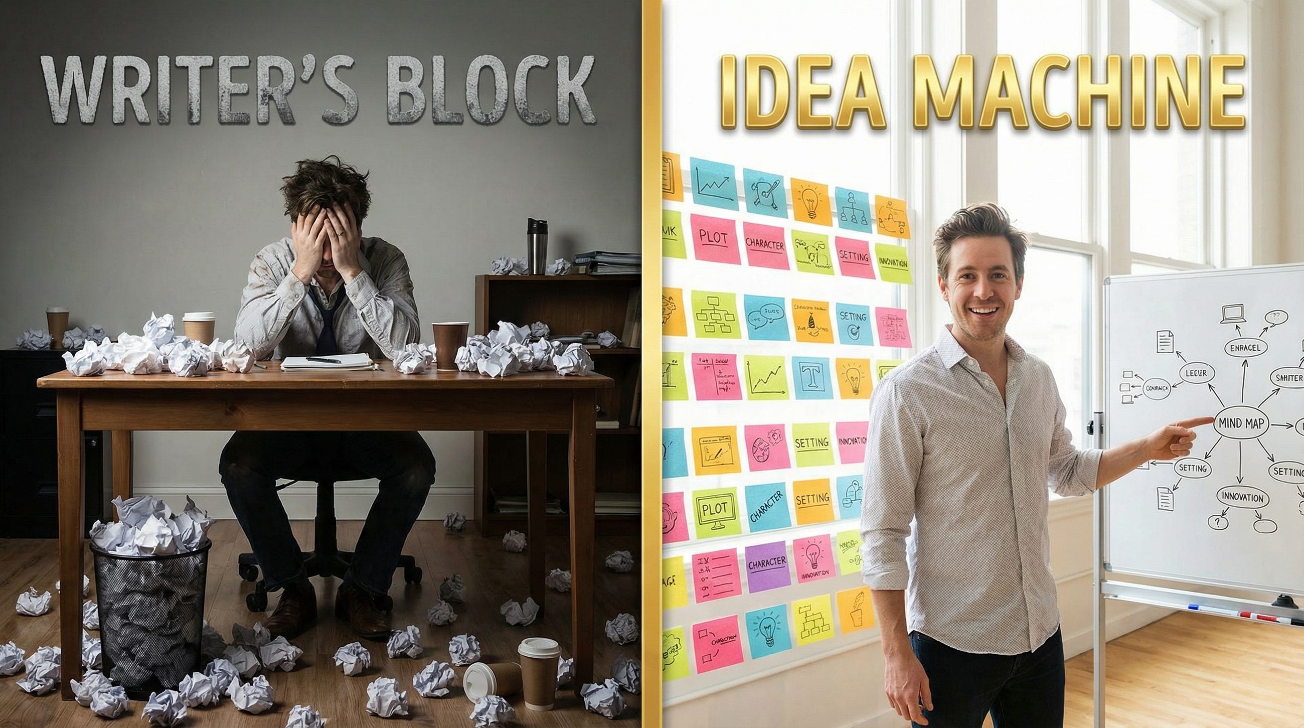 Stop Staring at a Blank Page. Use This “Brainstorm Blueprint Bank” AI Prompt