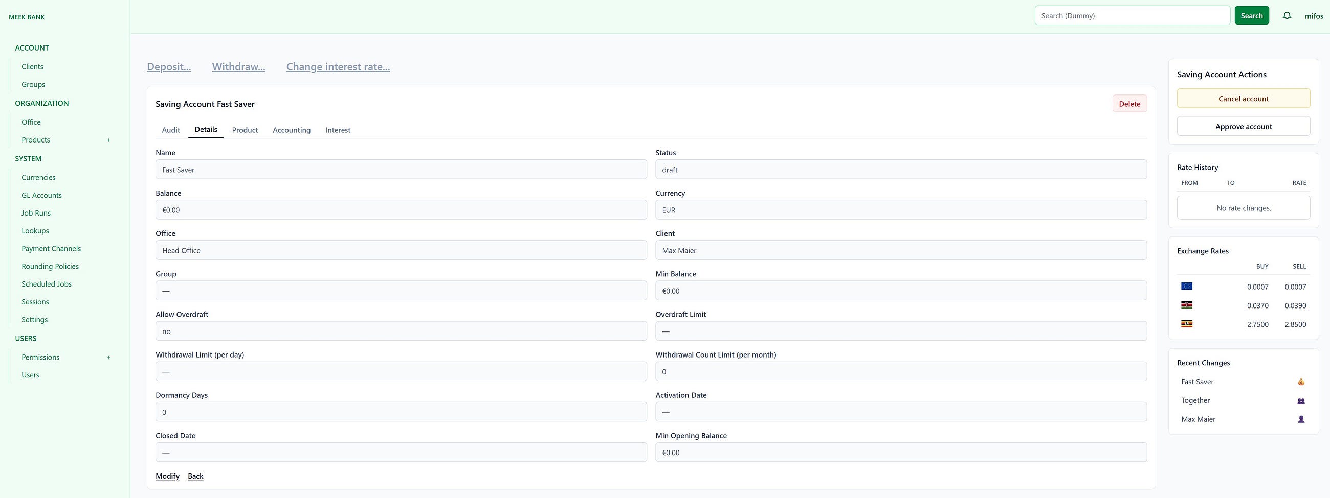 Meek bank: Idempotency for API and scheduled jobs