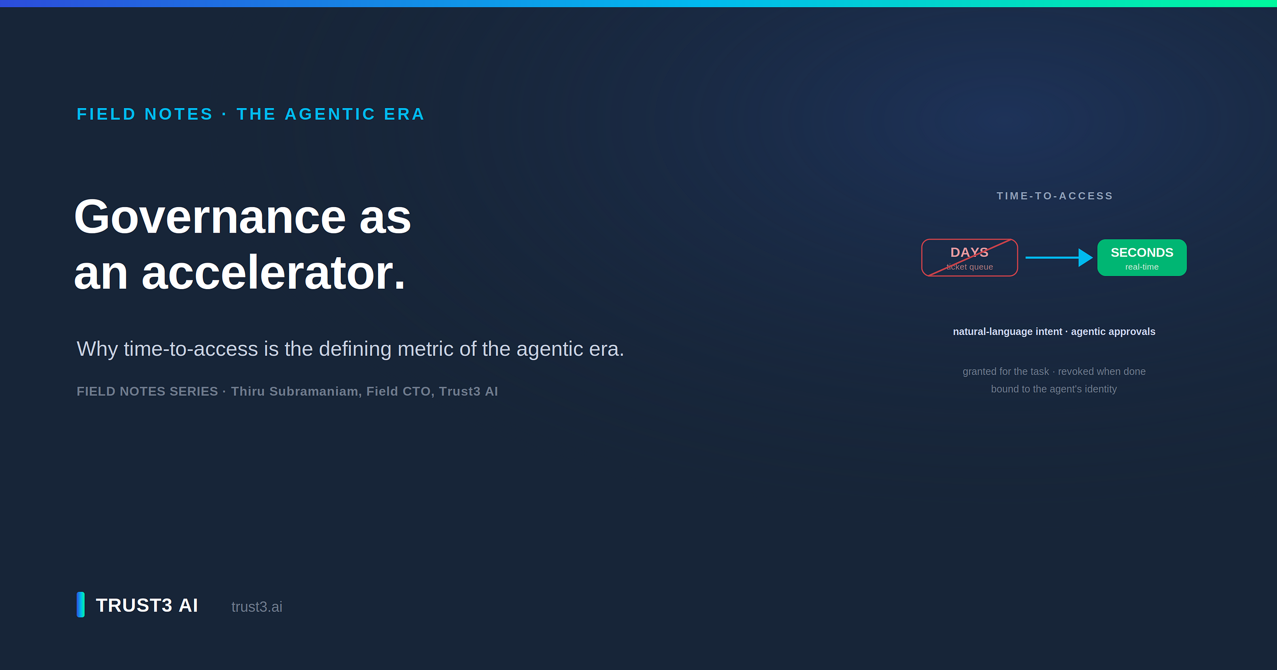 Governance as an Accelerator