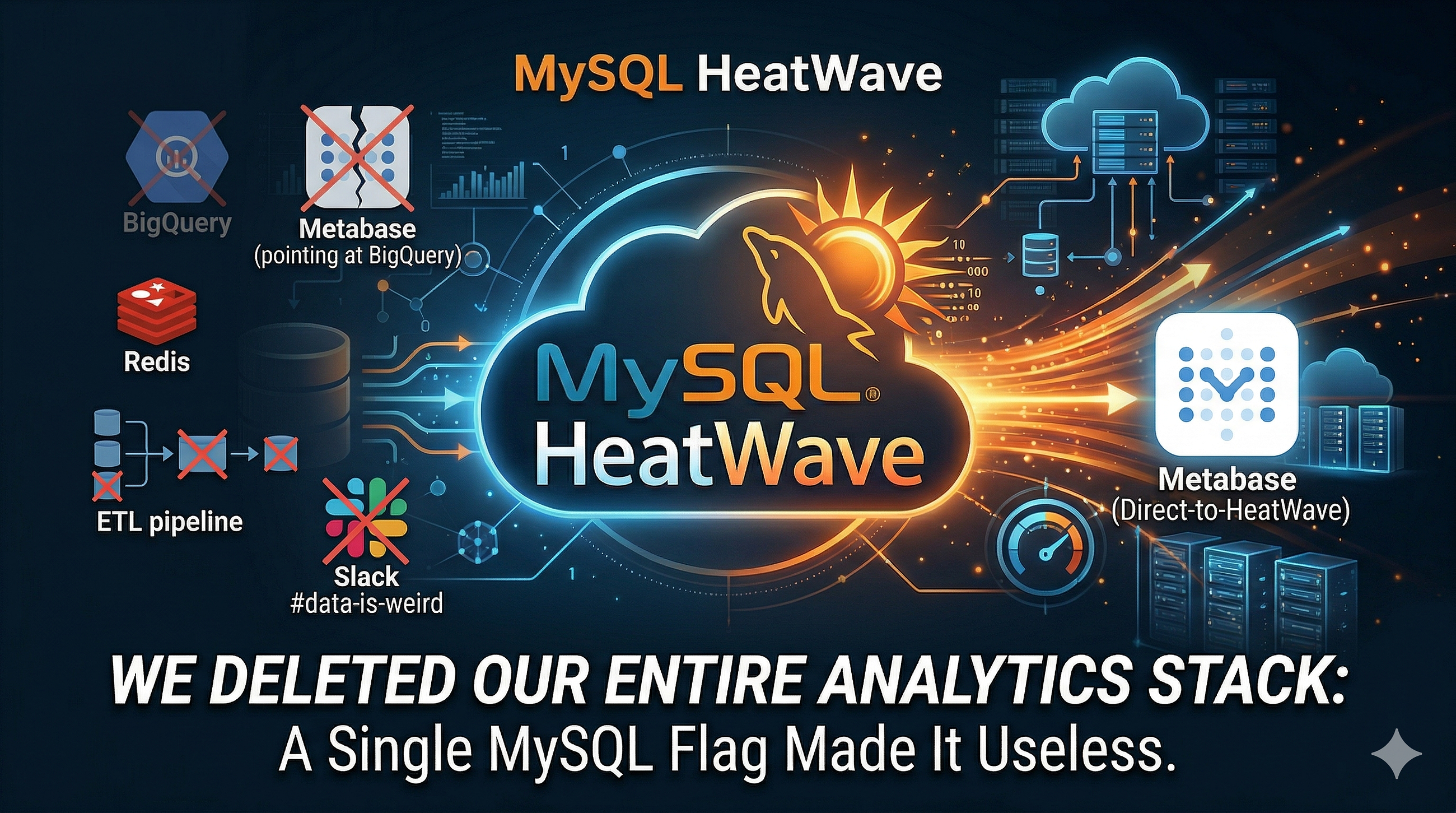 We Deleted Our Entire Analytics Stack. A Single MySQL Flag Made It Useless.
