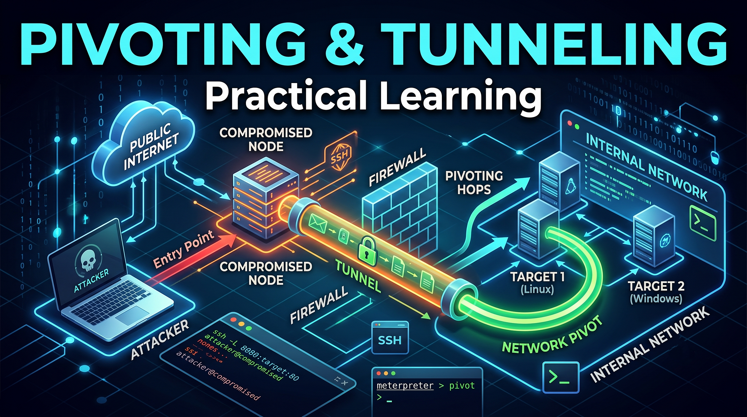 Pivoting And Tunneling: Practical Learning
