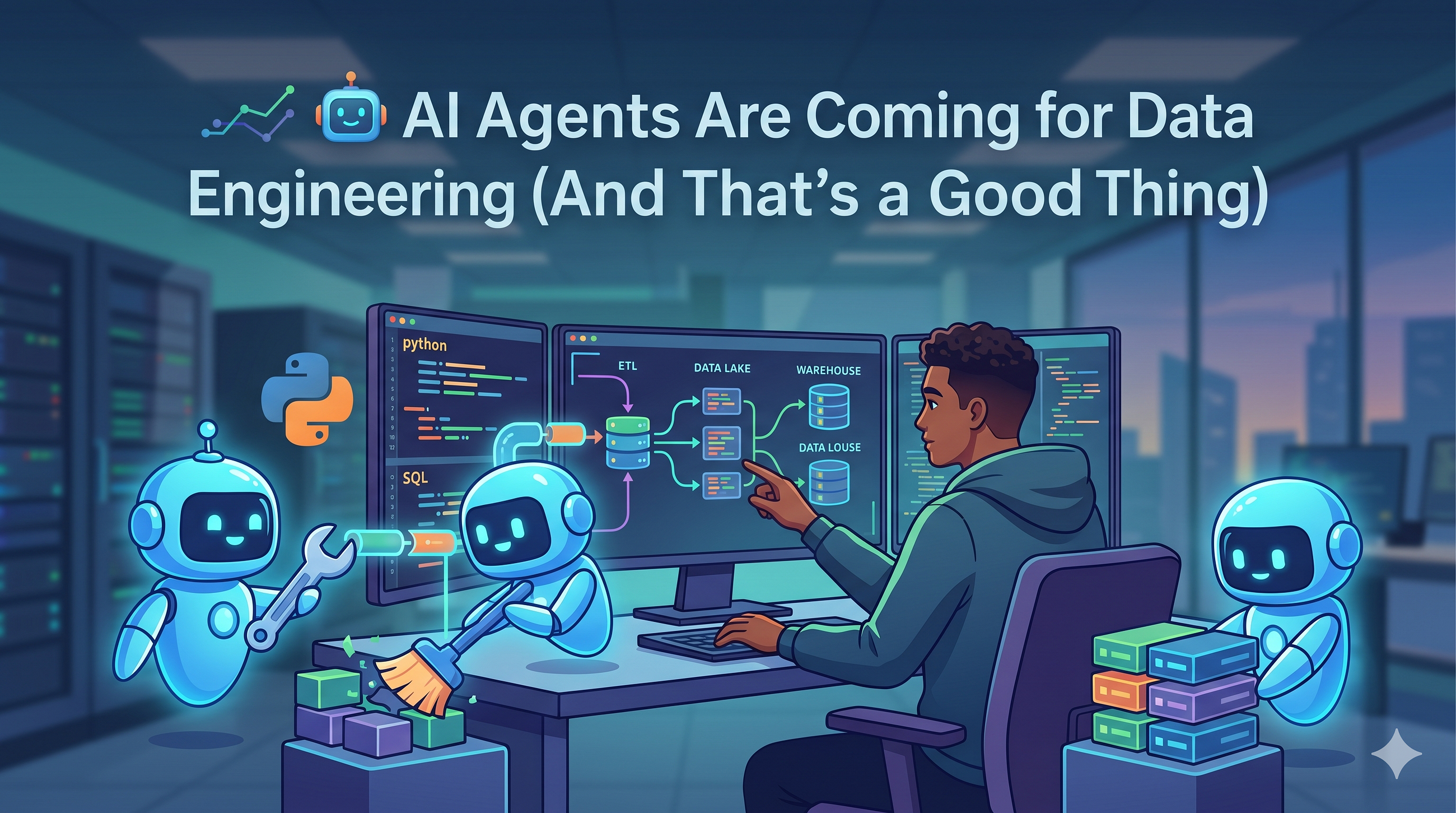 AI Agents Are Coming for Data Engineering (And That’s a Good Thing)