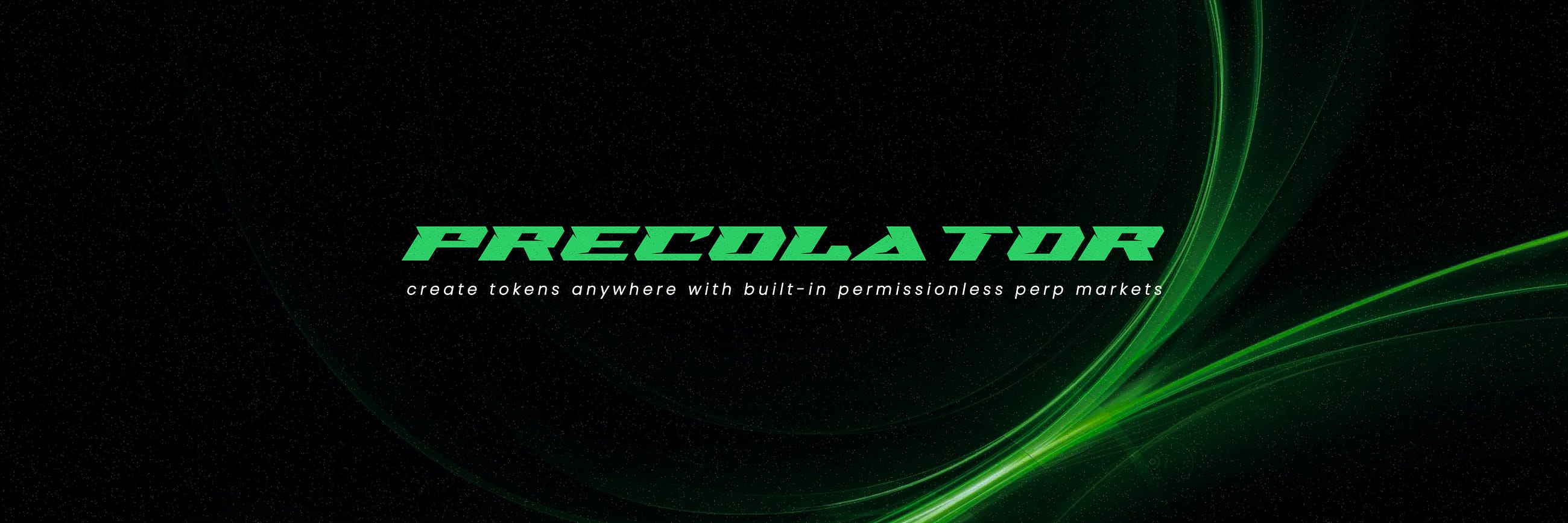 Precolator: permissionless perp markets
