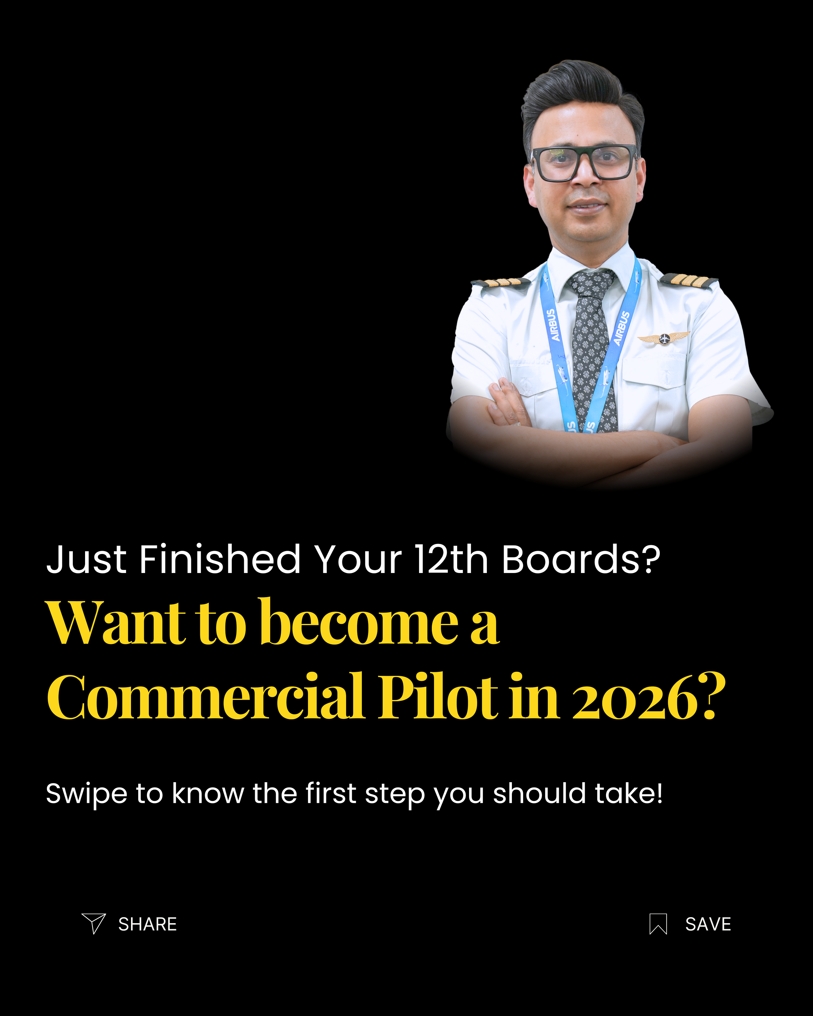 Just finished your 12th boards and thinking about becoming a pilot in