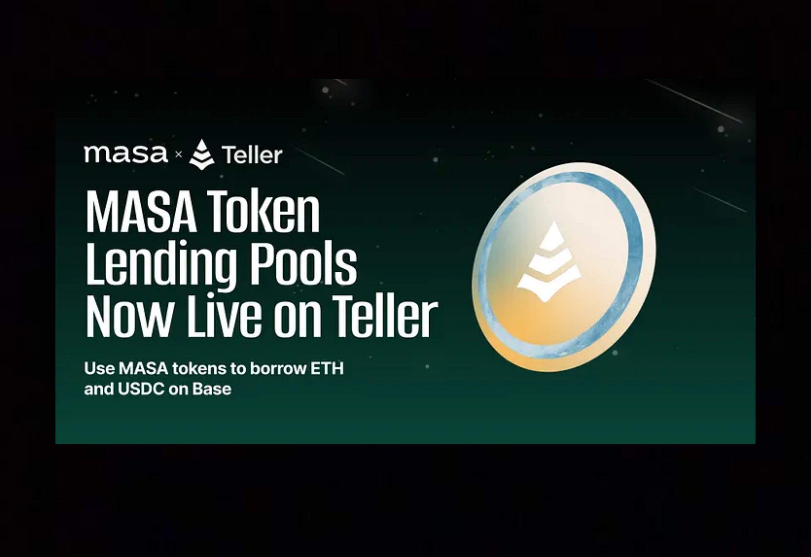 Nakipagsosyo ang Masa sa Teller upang Ipakilala ang MASA Token Lending Pools