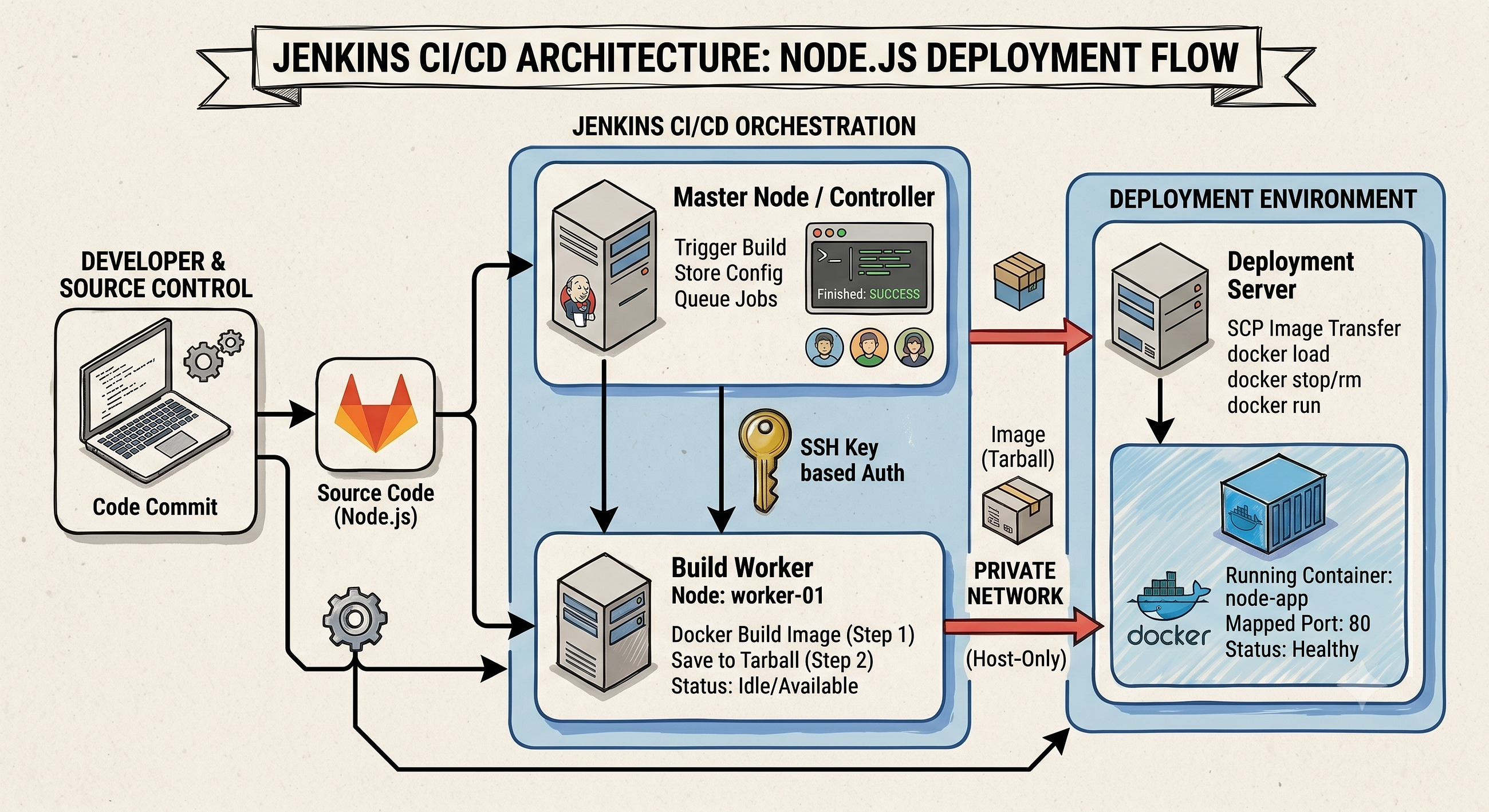 From Manual Chaos to Automated Bliss: Building a Robust CI/CD Pipeline for Node.js