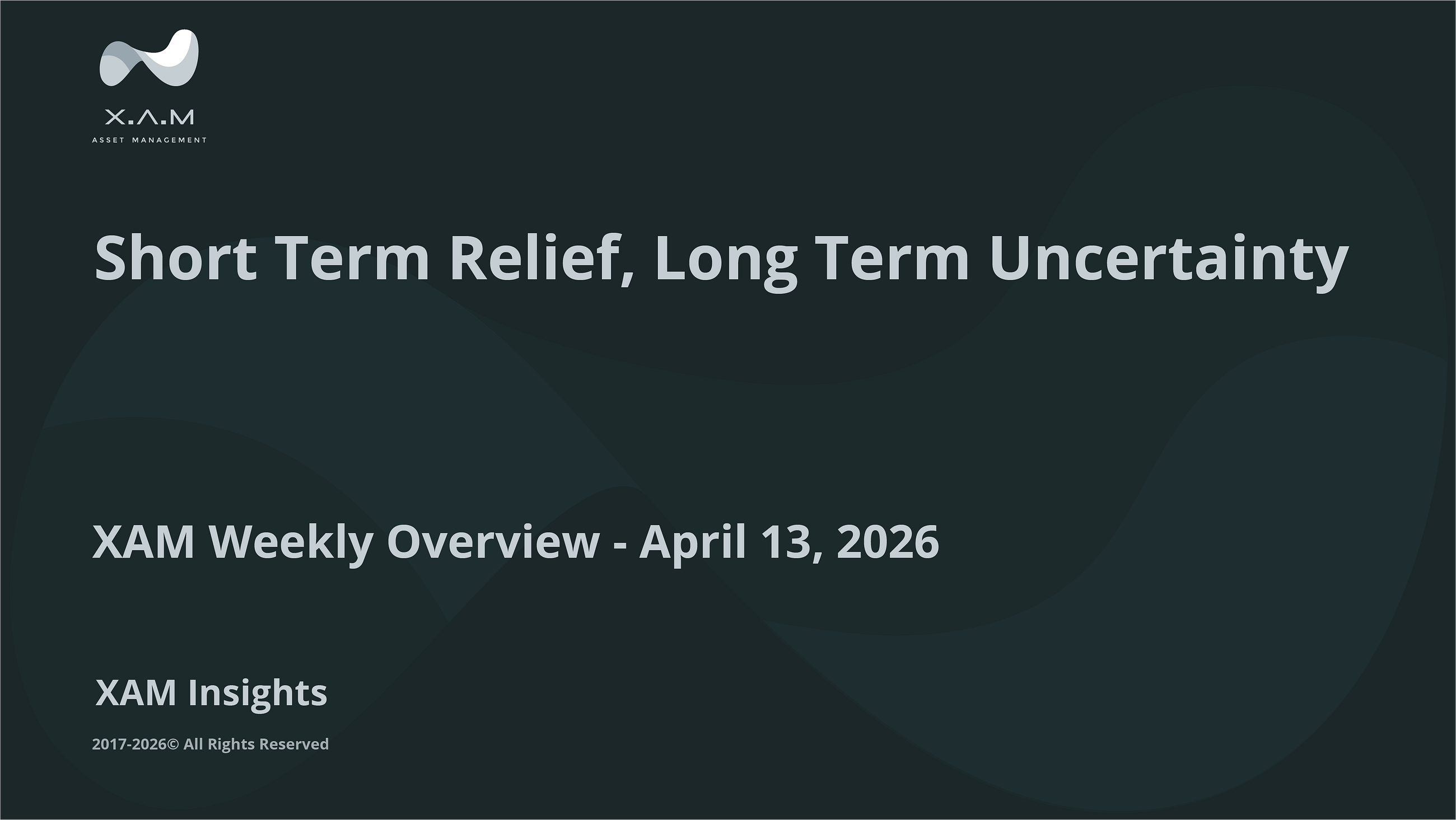 Short Term Relief, Long Term Uncertainty