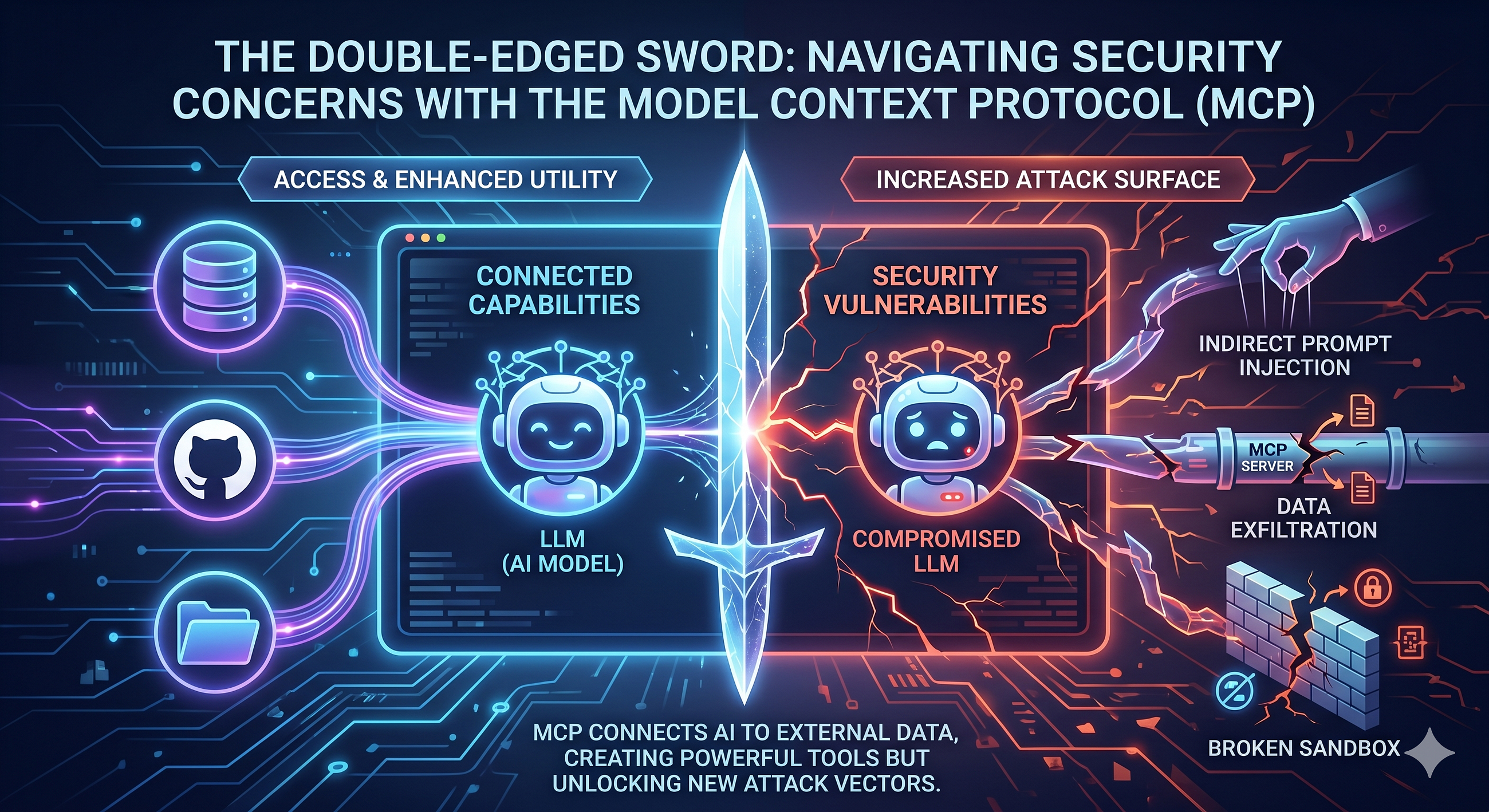 The Two-Sided Sword: Handling Security Issues with the Model Context Protocol (MCP)