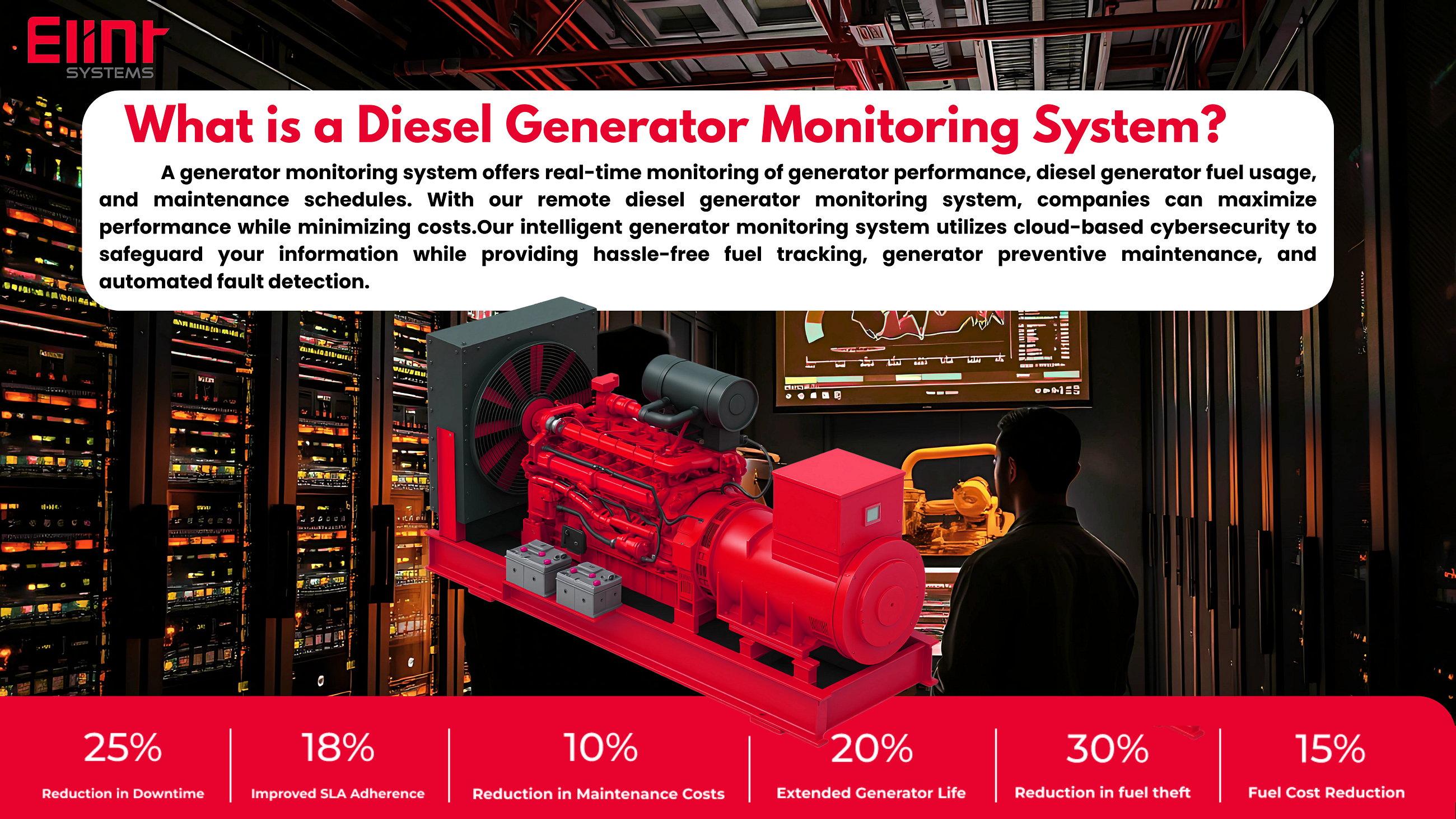 How Advanced Diesel Generator Monitoring Helped a Data Center Achieve 100% Uptime