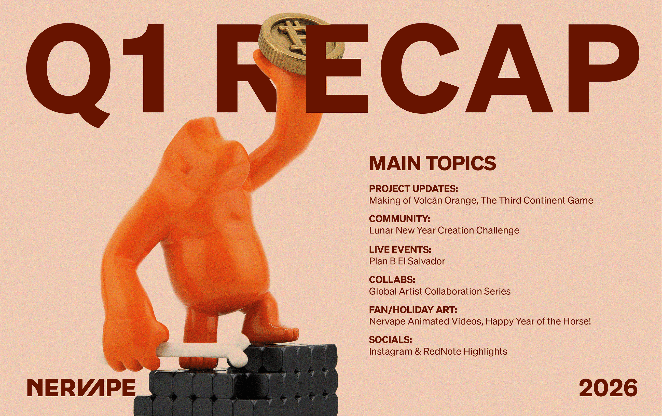 Keep Up to Ape — Q1 2026 Recap — Plan B El Salvador, Lunar New Year Event, Nervape Game Preview