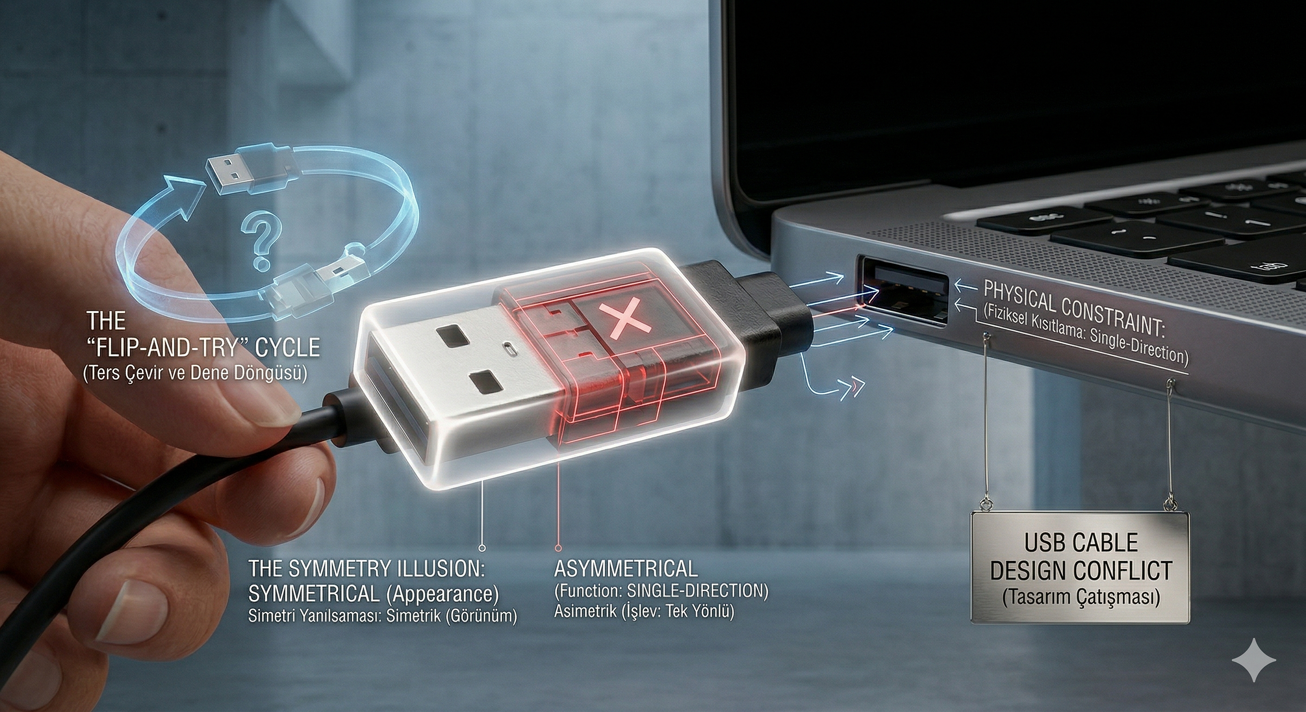 What Never Plugging in a USB Cable on the First Try Tells Us About Design
