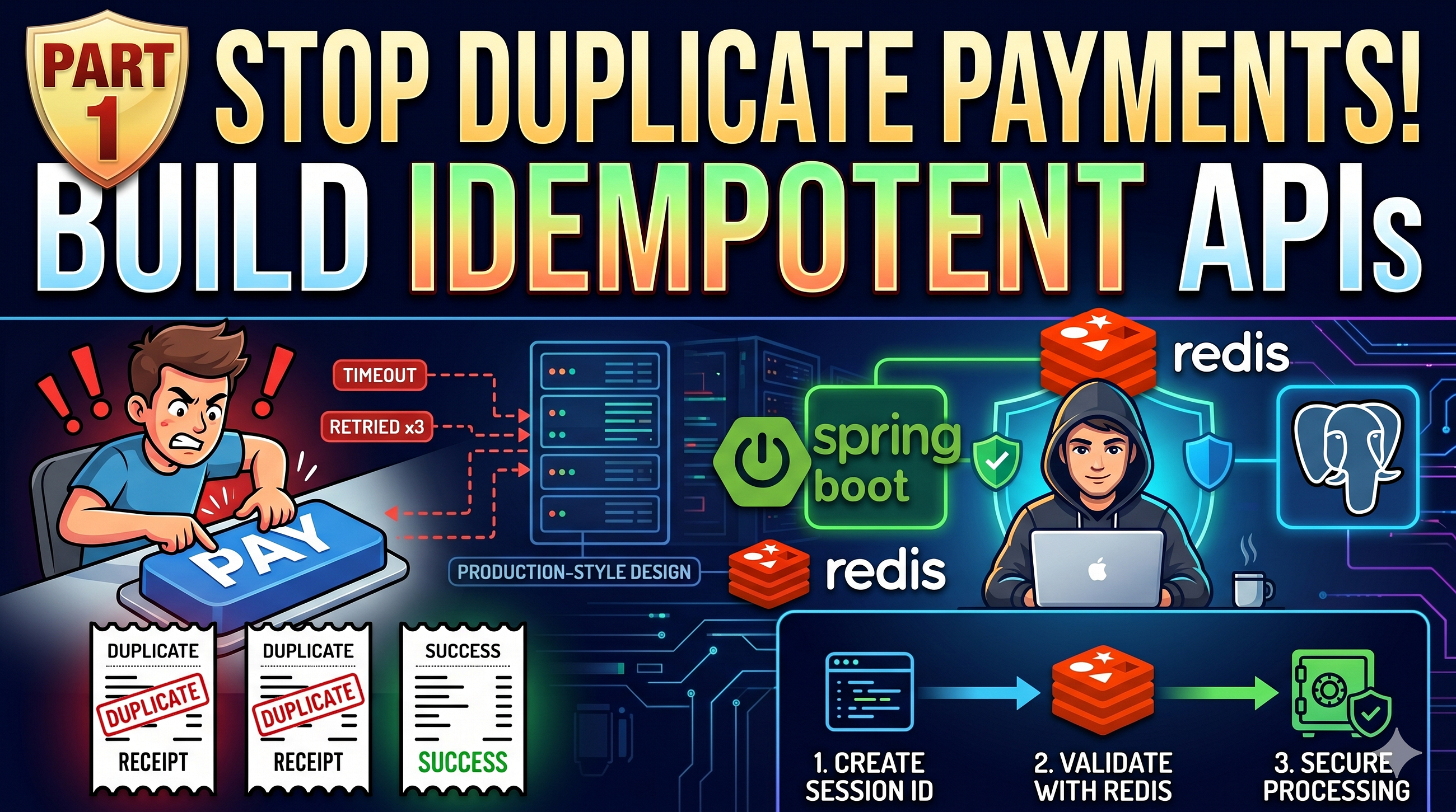 Building Production-Ready Idempotent APIs with Spring Boot, Redis and PostgreSQL (Part 1)
