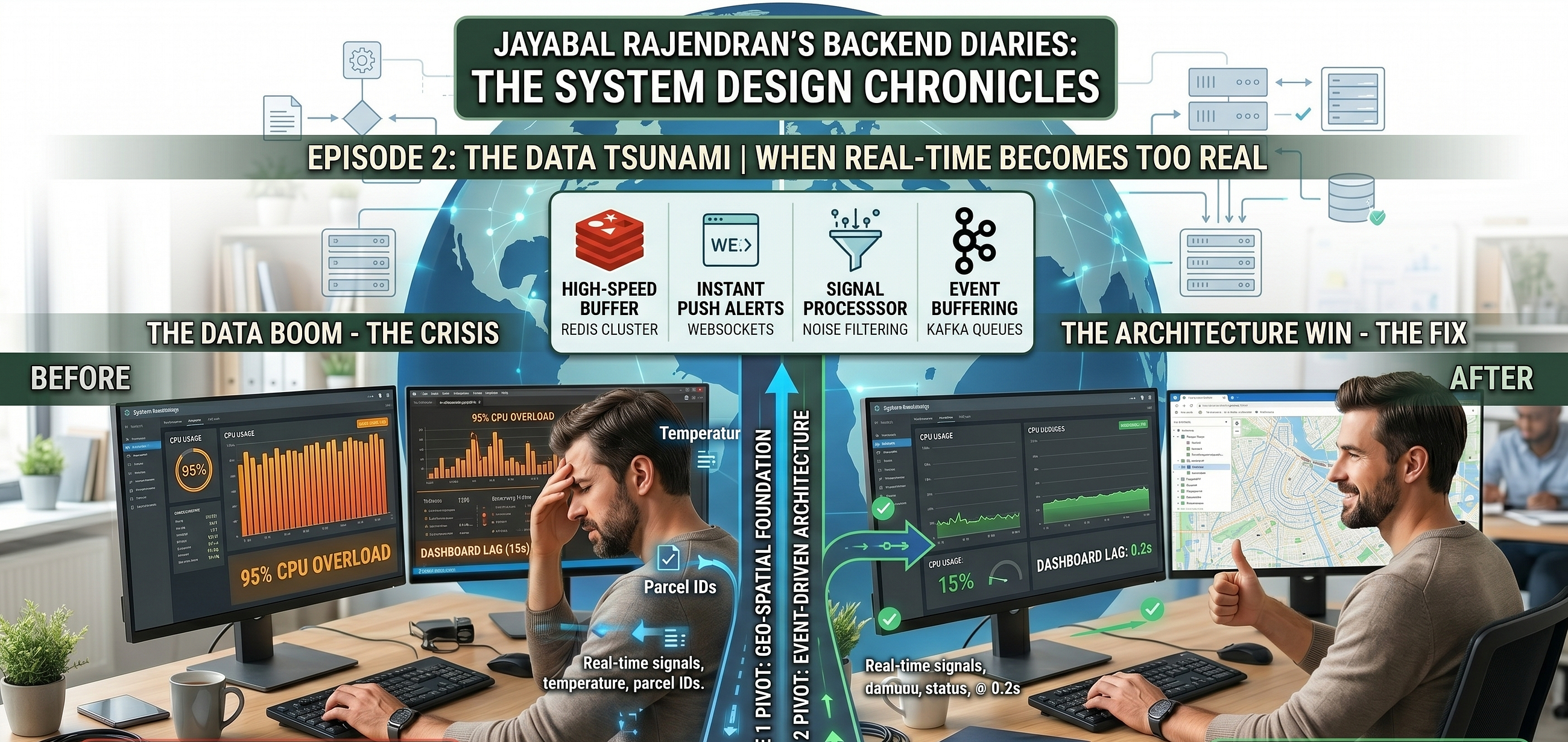 Jayabal Rajendran’s Backend Diaries The Data Tsunami (Or How We Didn’t Drown) (Ep. 2)