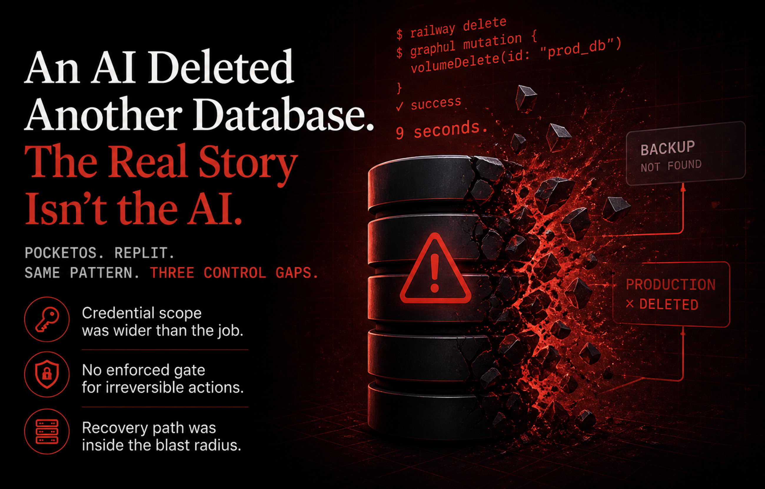 An AI Deleted Another Database. The Real Story Isn’t the AI.