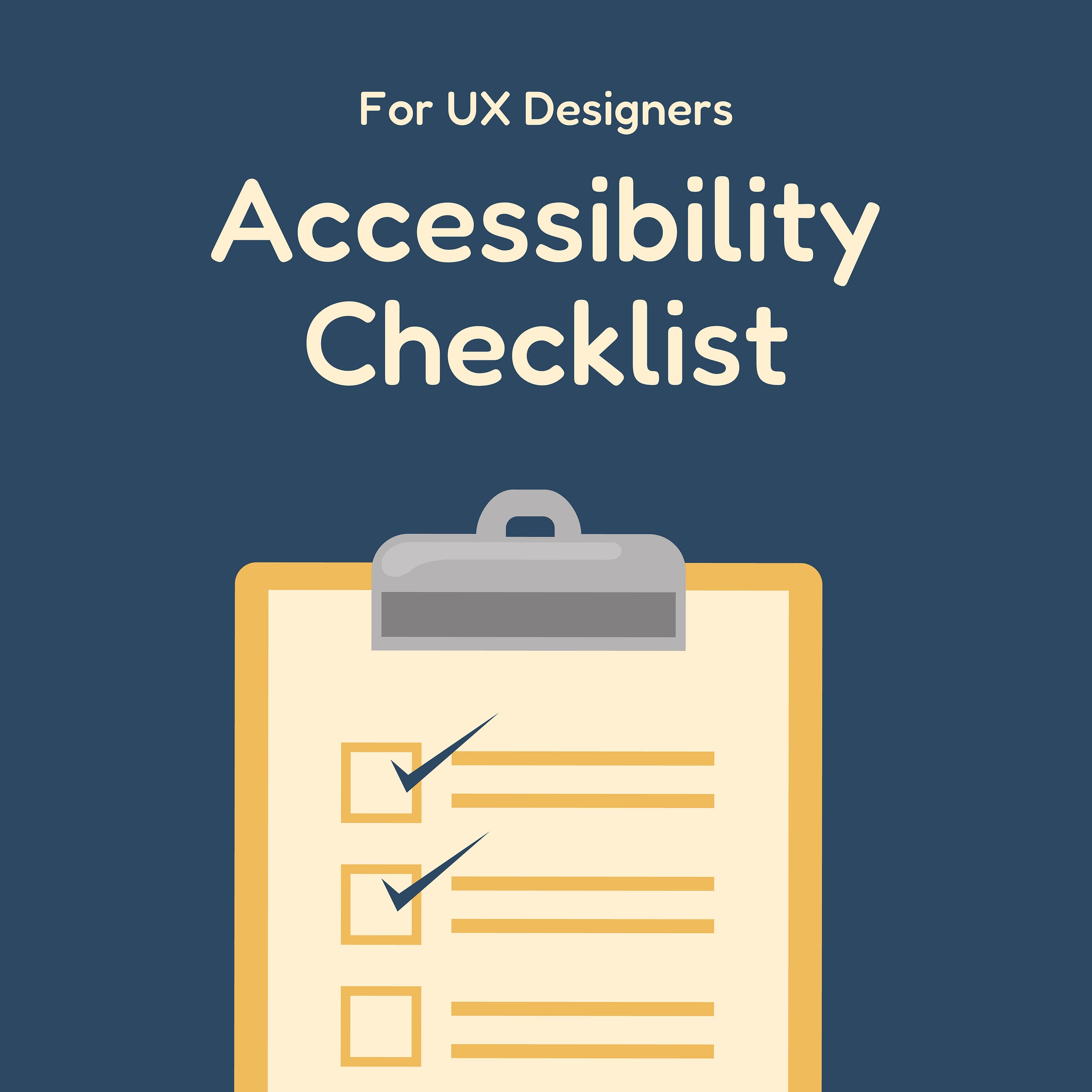 Accessbility Checklist