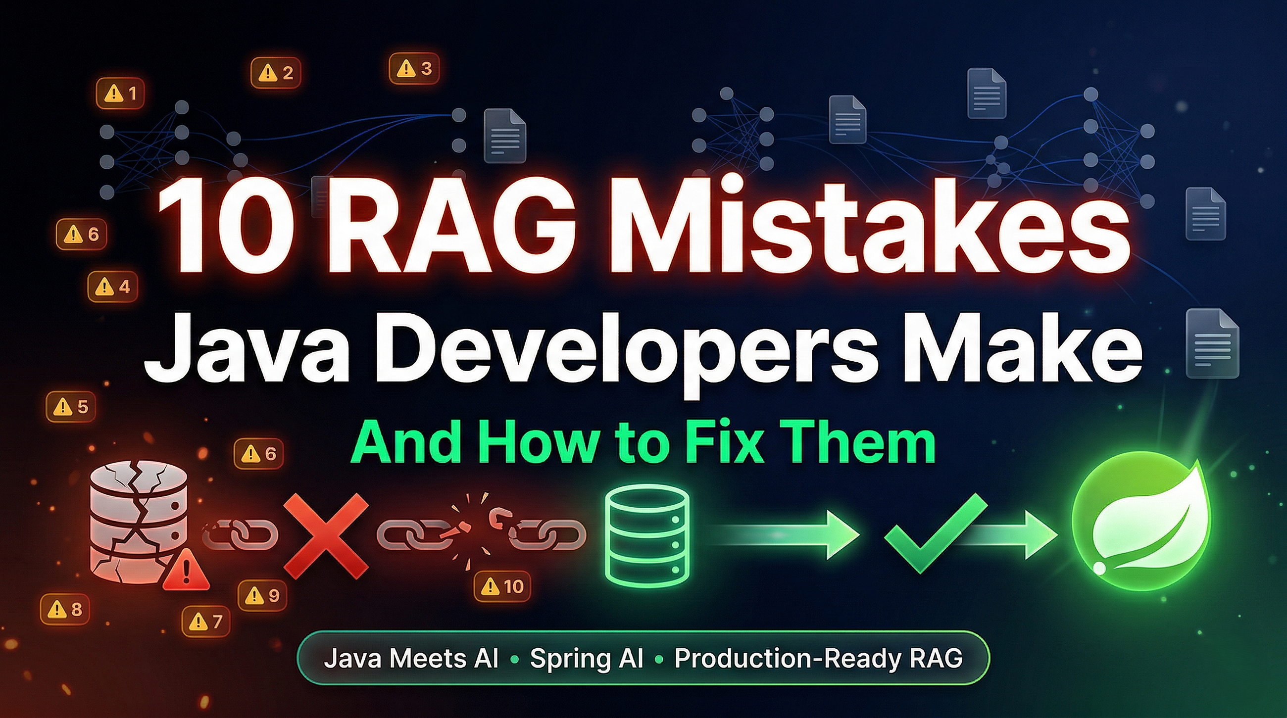 10 RAG Mistakes Java Developers Make (And How to Fix Them)