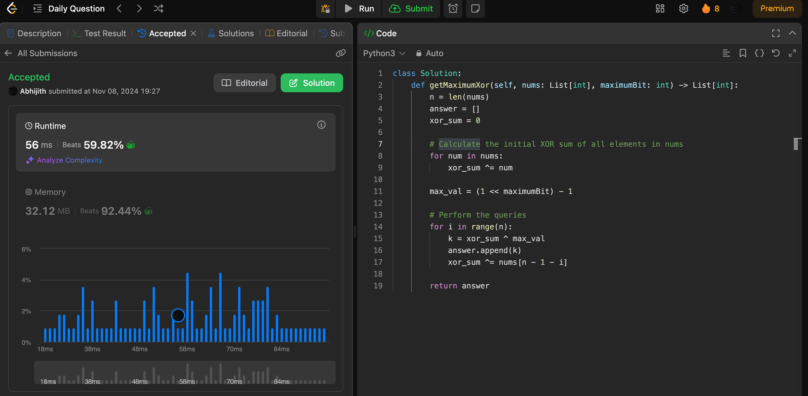 Day 25 — Maximum XOR for Each Query