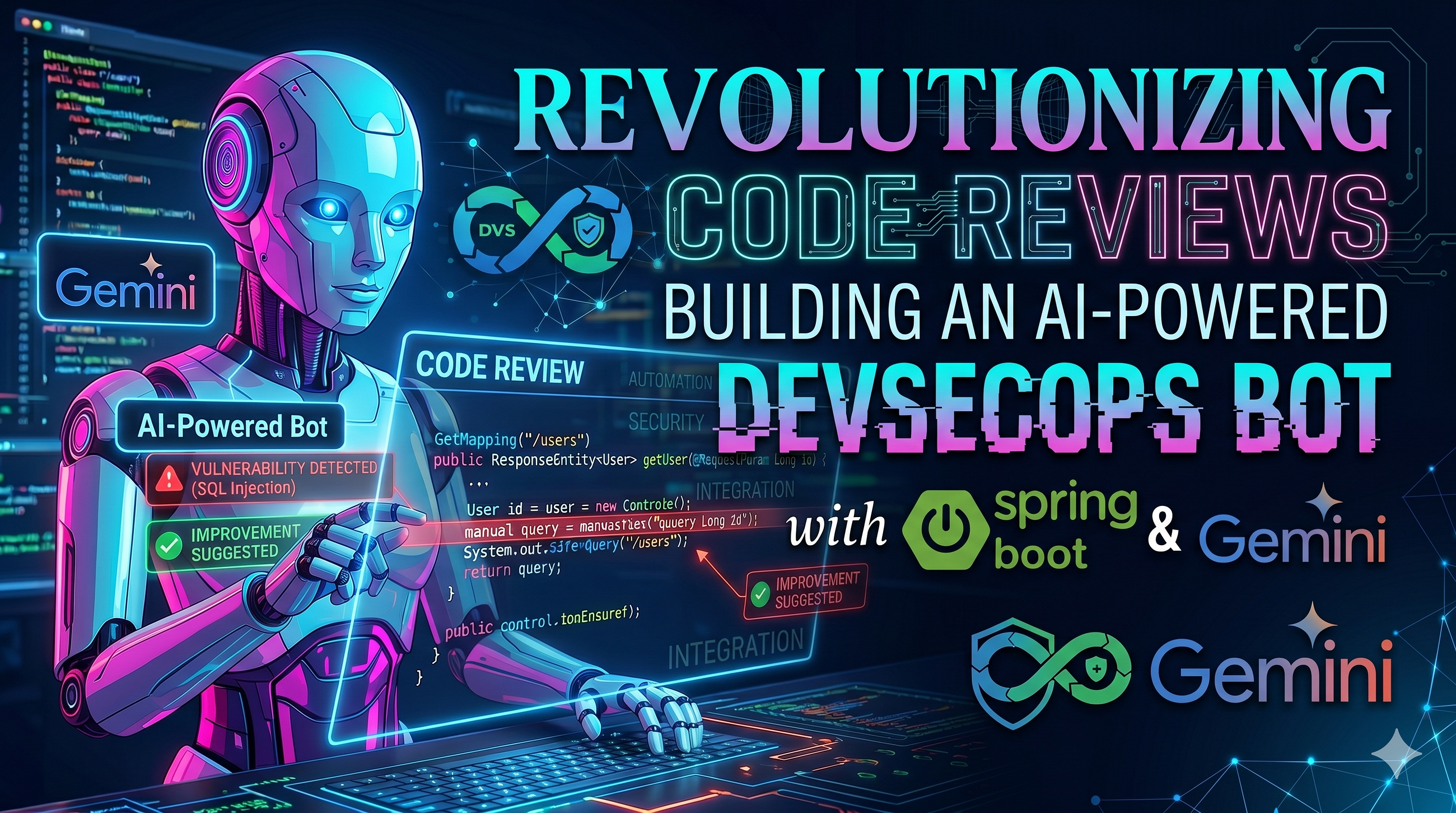Revolutionizing Code Reviews: Building an AI-Powered DevSecOps Bot with Spring Boot and Gemini