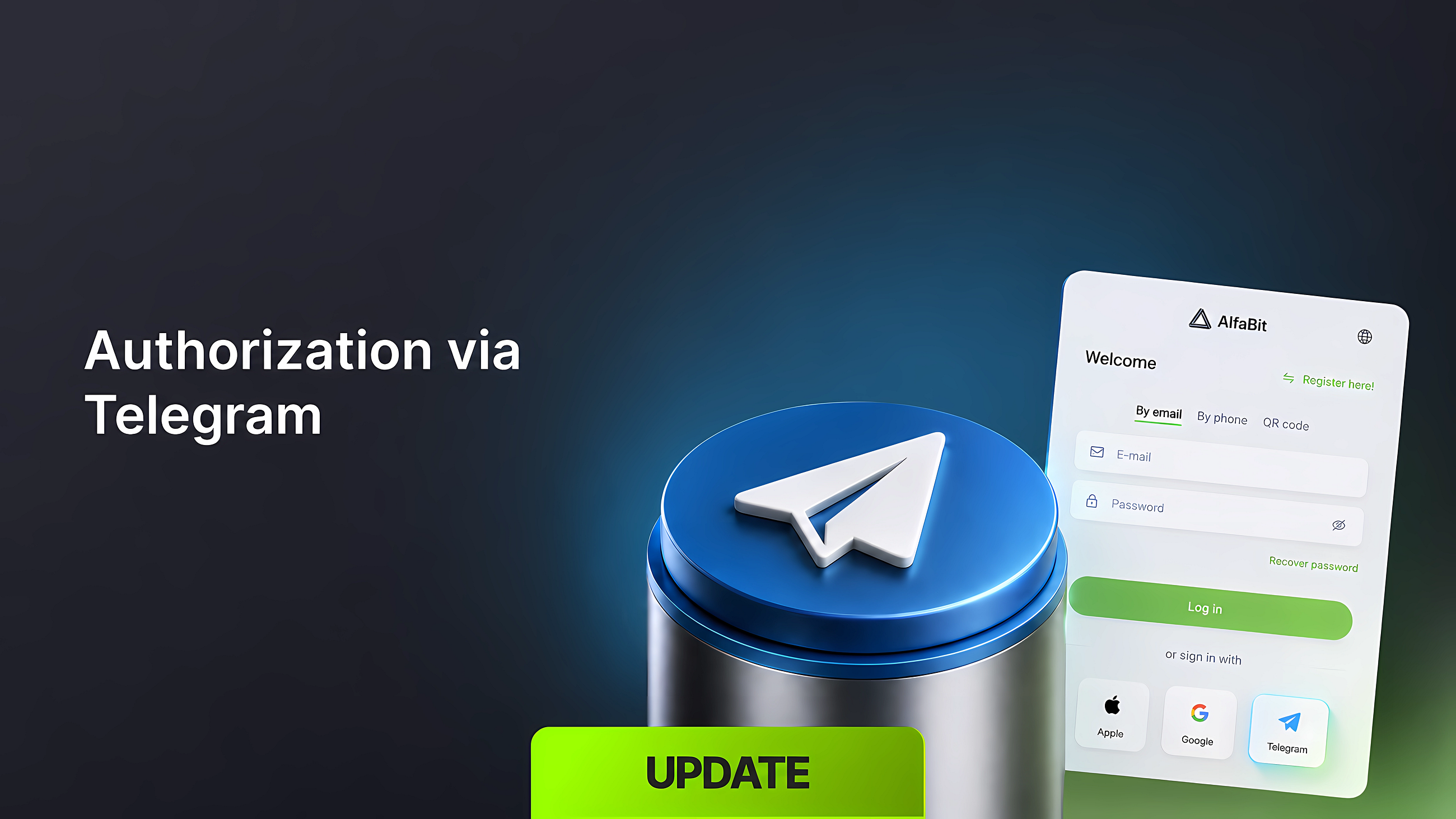 Quick login in just a couple of taps!