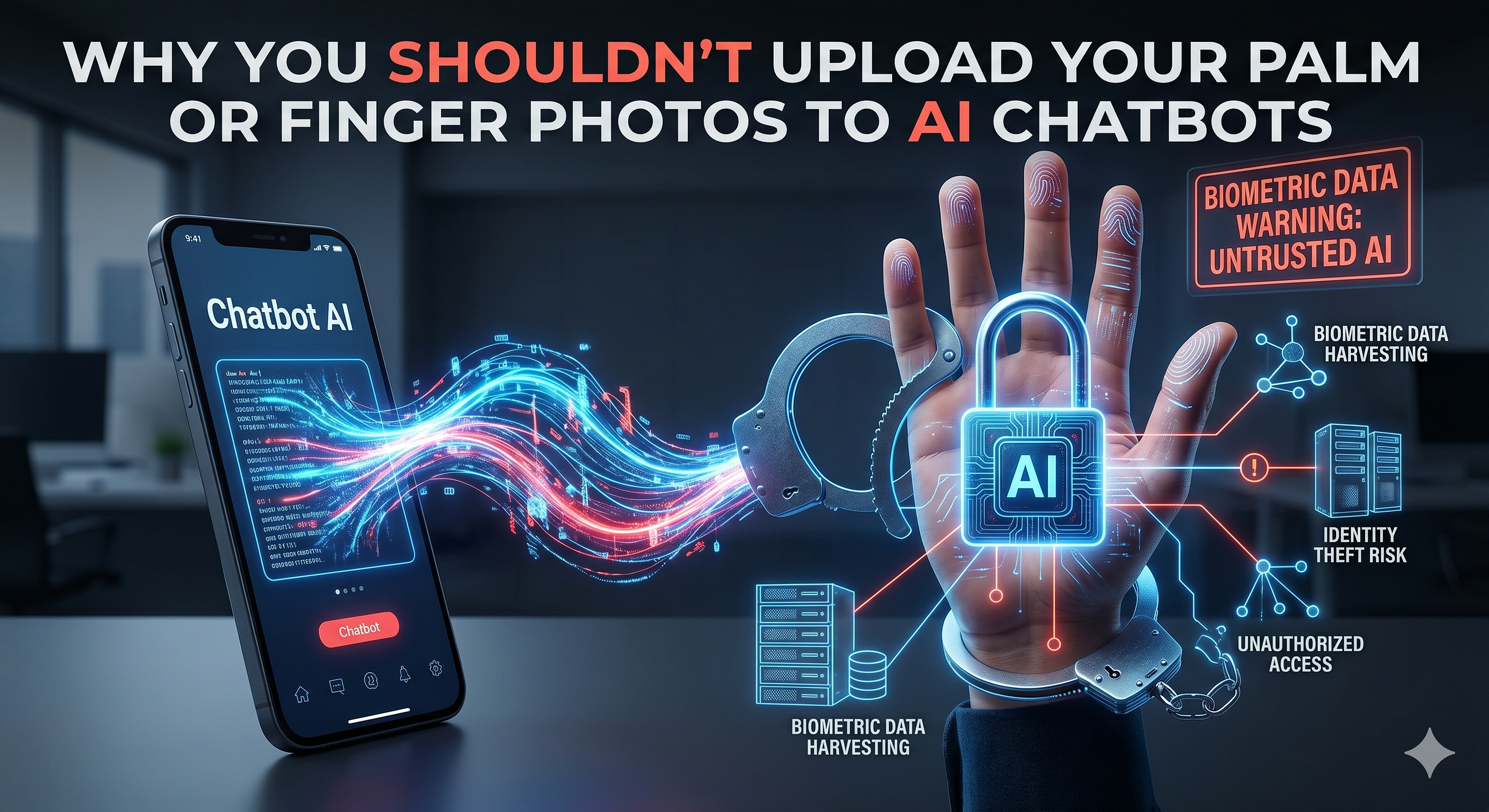 Why You Shouldn’t Upload Your Palm or Finger Photos to AI Chatbots