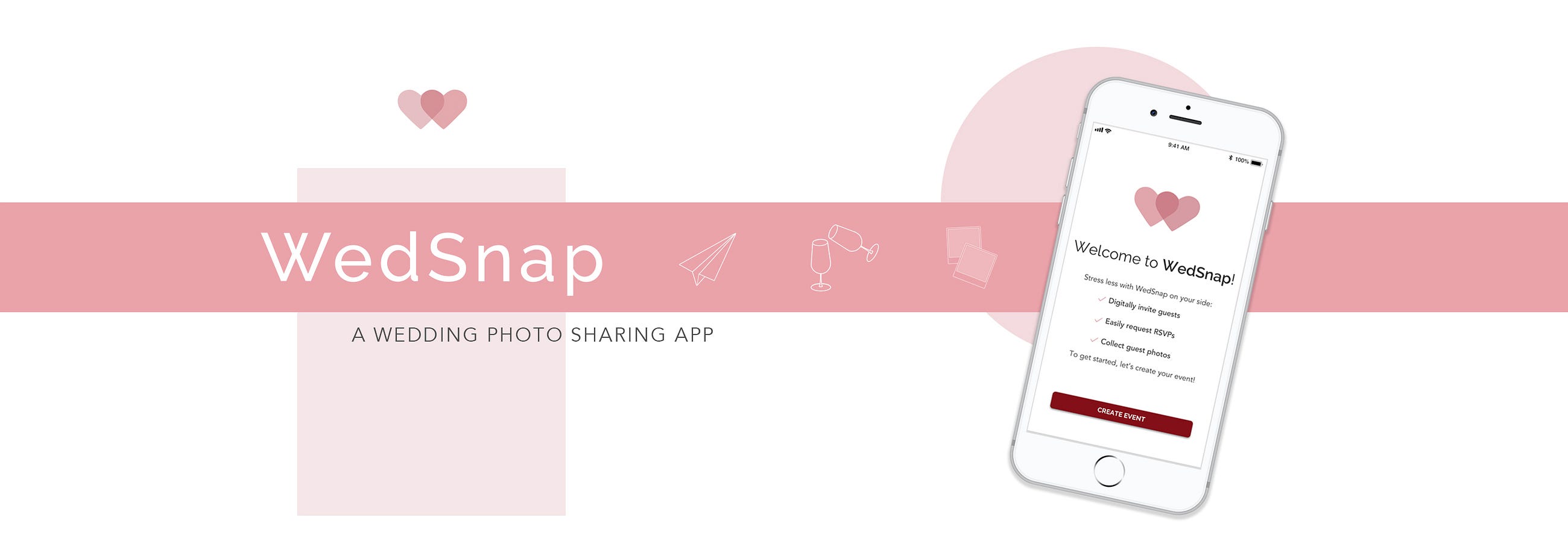 WedSnap: A Wedding Photo Sharing App | UX Case Study