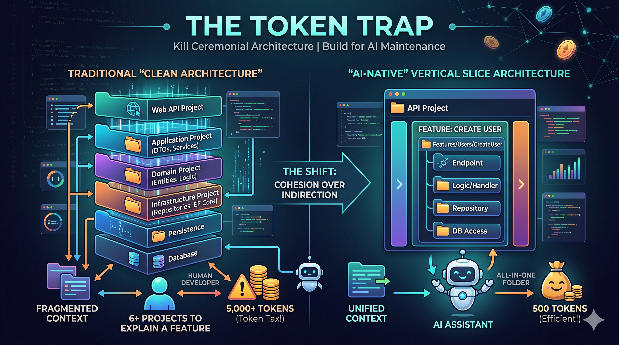 The Token Tax: Is Your “Clean Architecture” an AI Bottleneck?