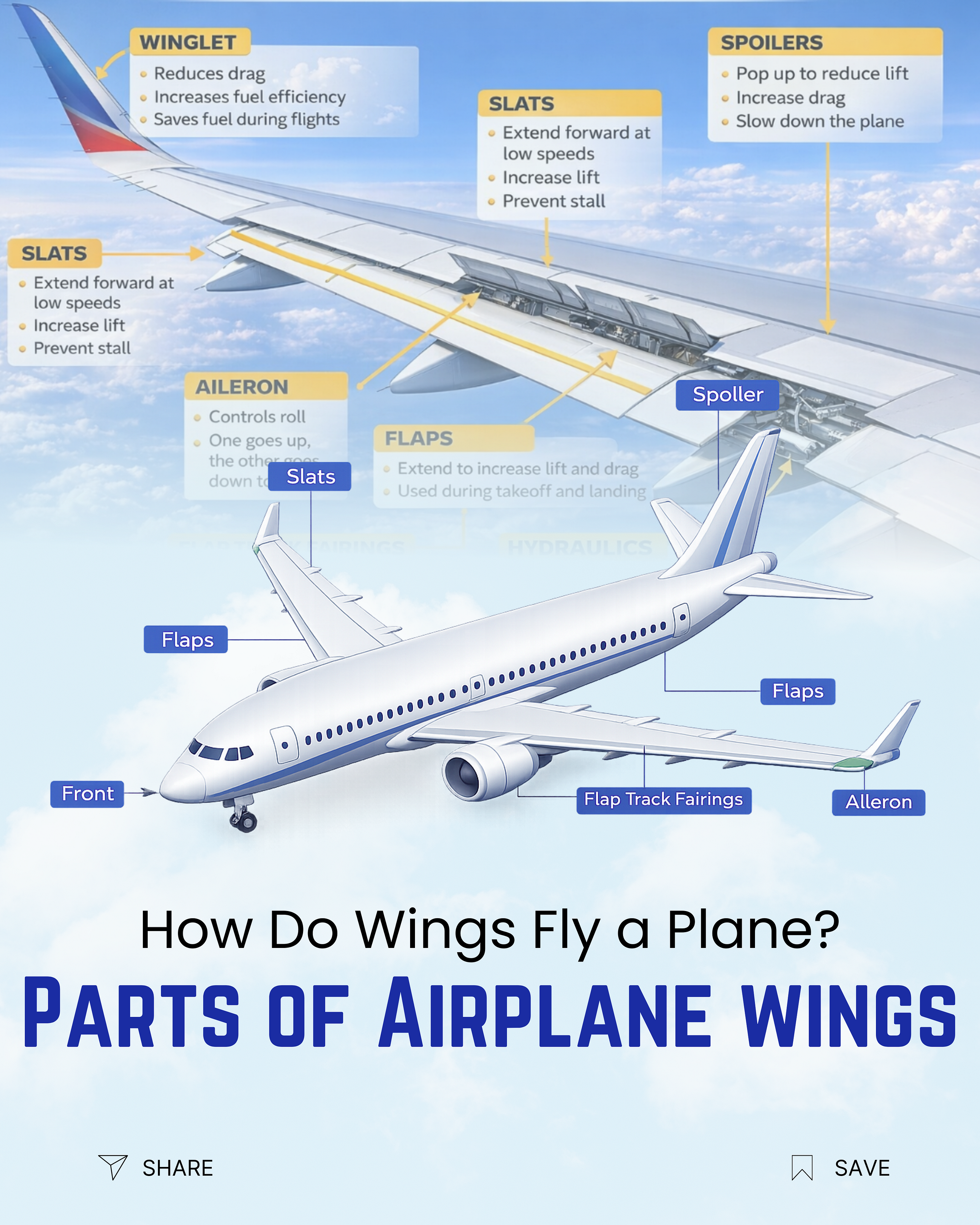 How Do Wings Fly a Plane- | Complete Wing Anatomy Breakdown