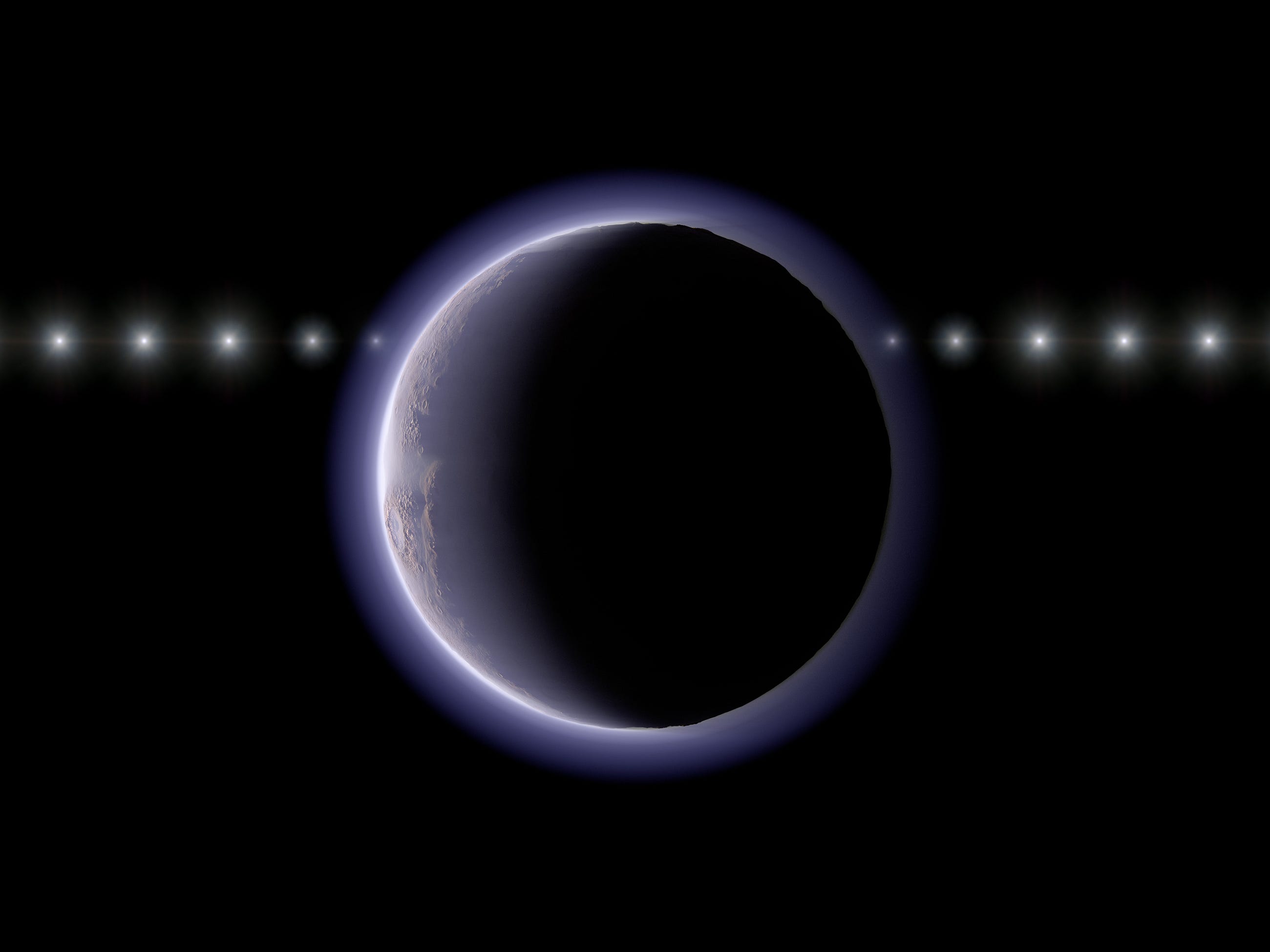 Astronomers looking for the unexpected find atmosphere