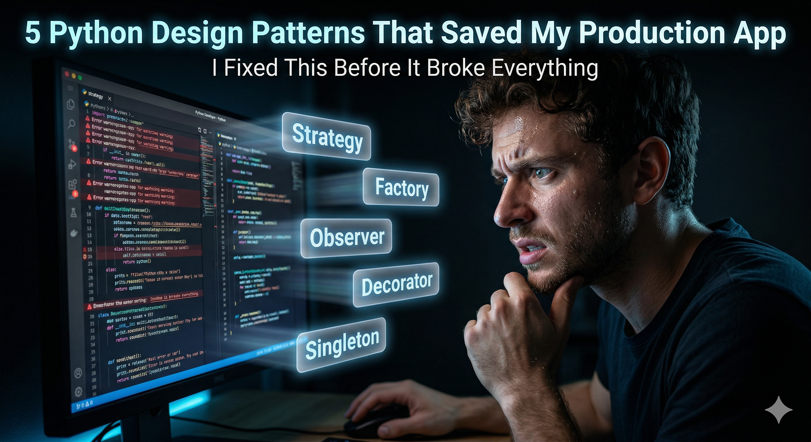 5 Python Design Patterns That Saved My Production App From Crashing
