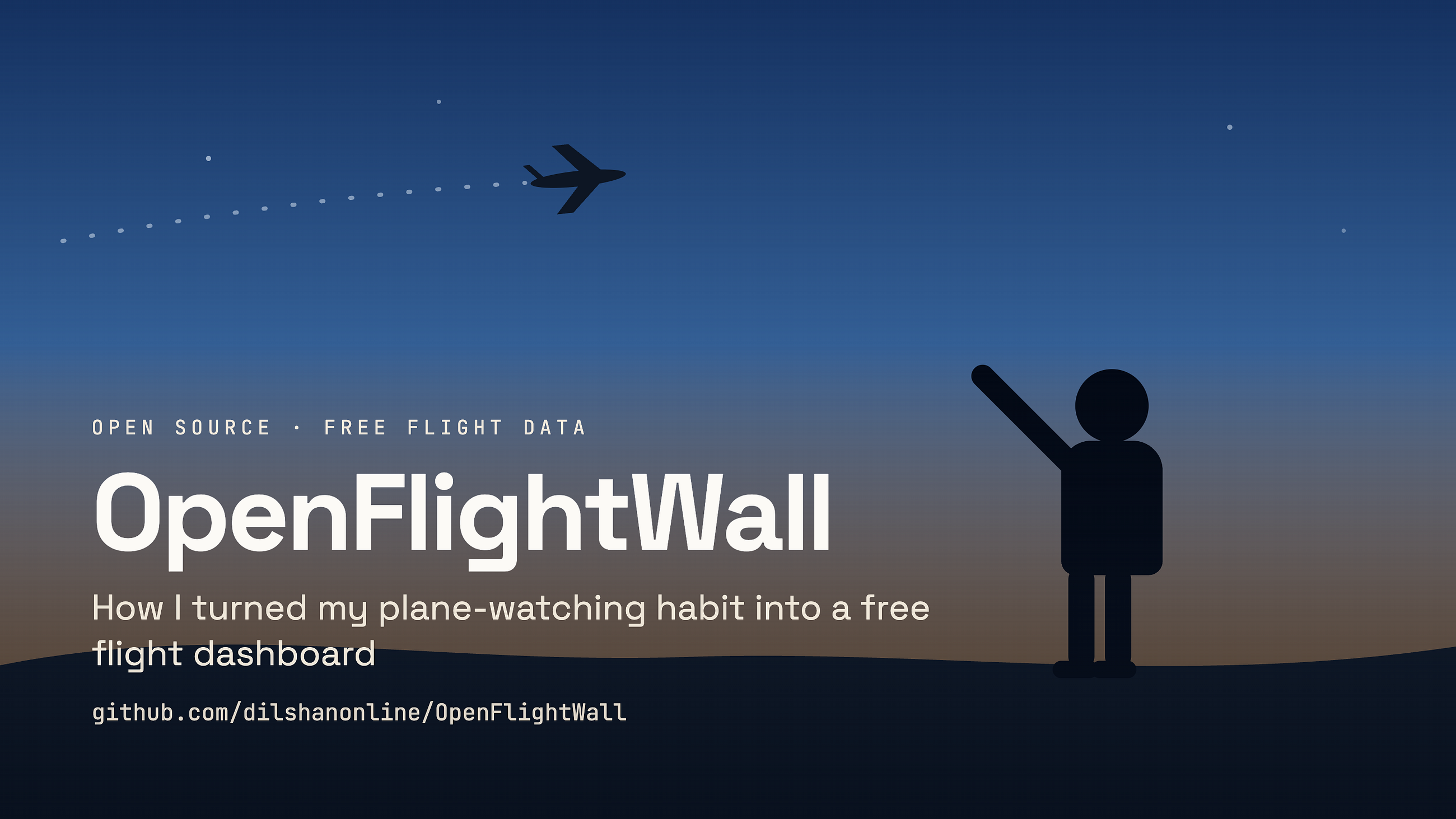 OpenFlightWall: How I Turned My Plane-Watching Habit Into a Free Fligh OpenFlightWall: How I Turned My Plane-Watching Habit Into a Free Fligh