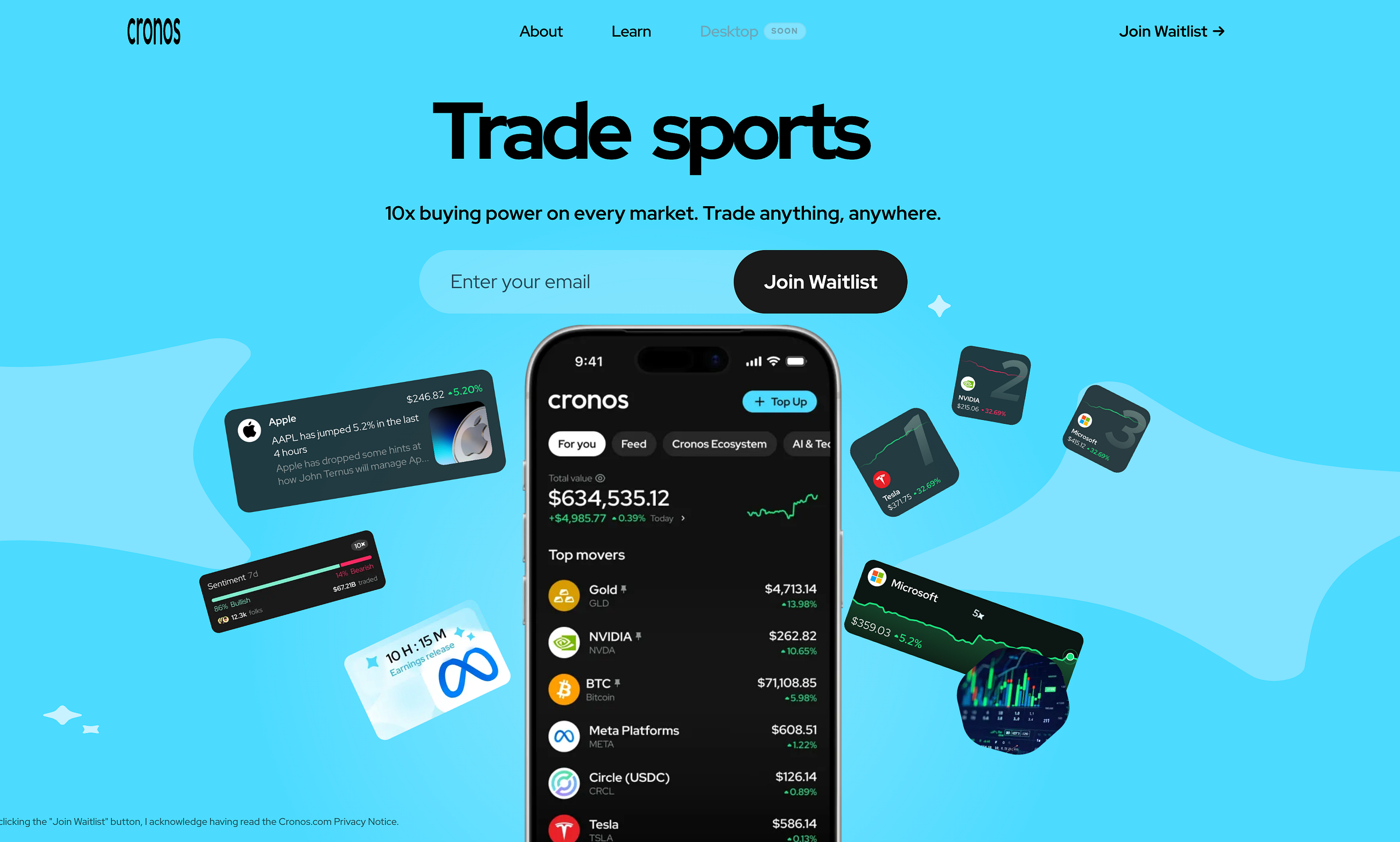 A Calm Website Is a Signal Too: My Take on the New Cronos App Branding