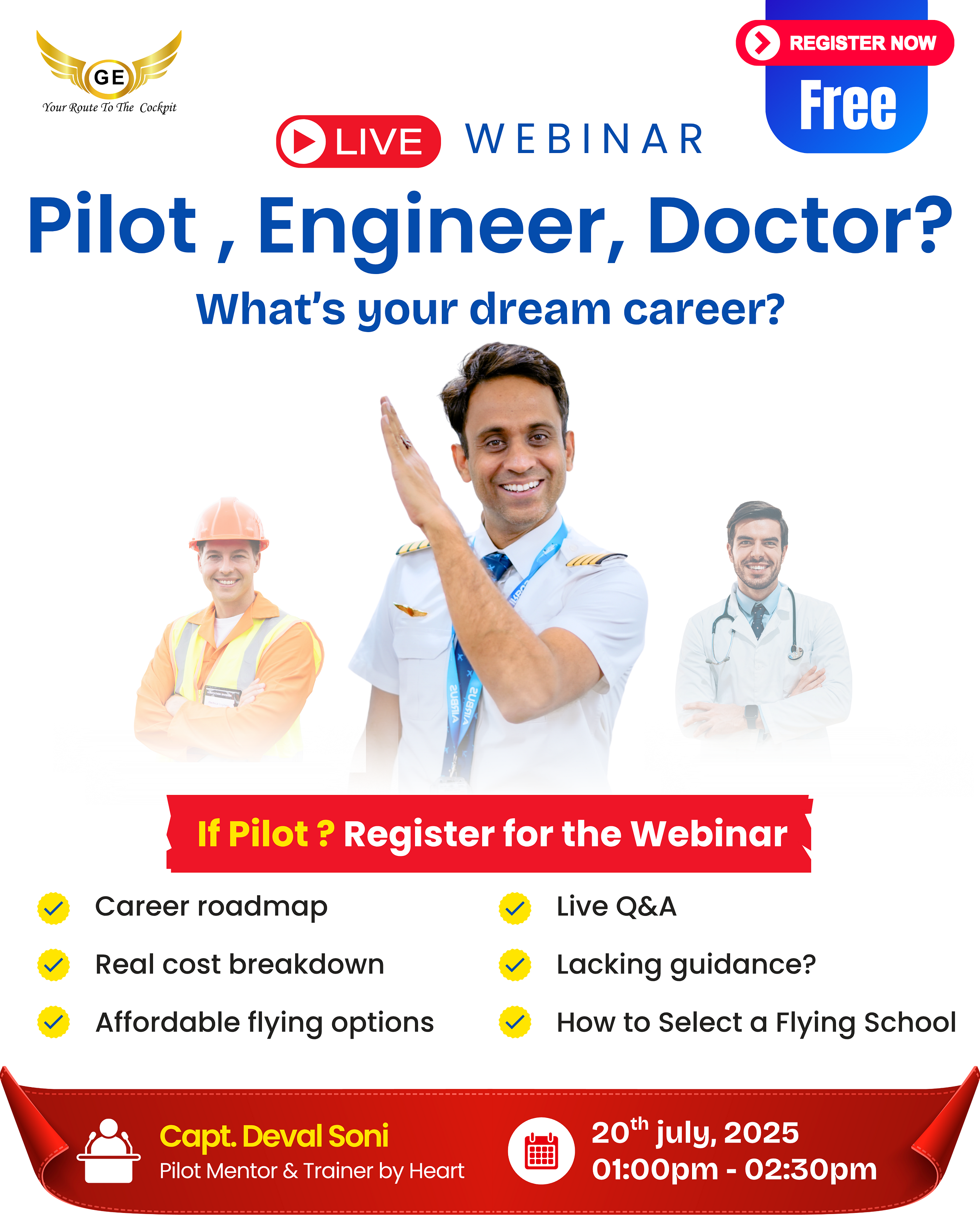 Pilot Engineer or Doctor?—?What’s YOUR dream career-