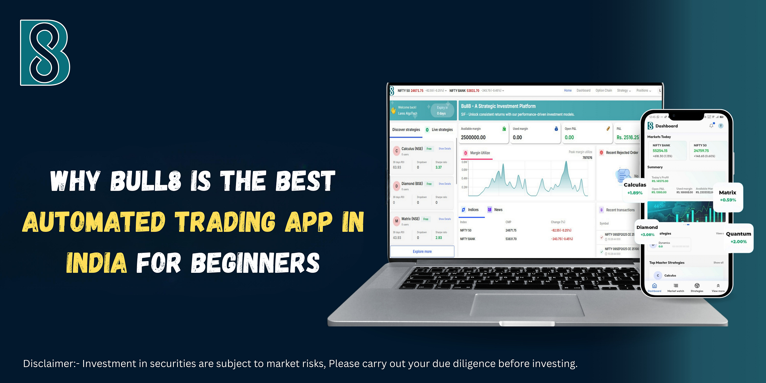 Why Bull8 is the Best Automated Trading App in India for Beginners