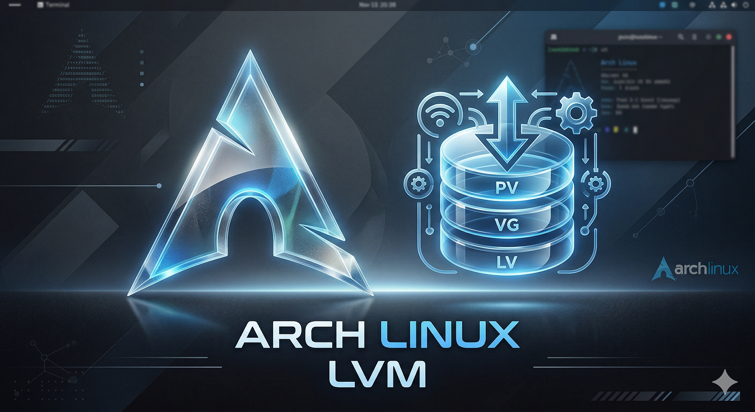 Setup Arch Linux With LVM and KDE To Allow Shared-Home Multi Linux System on you Laptop
