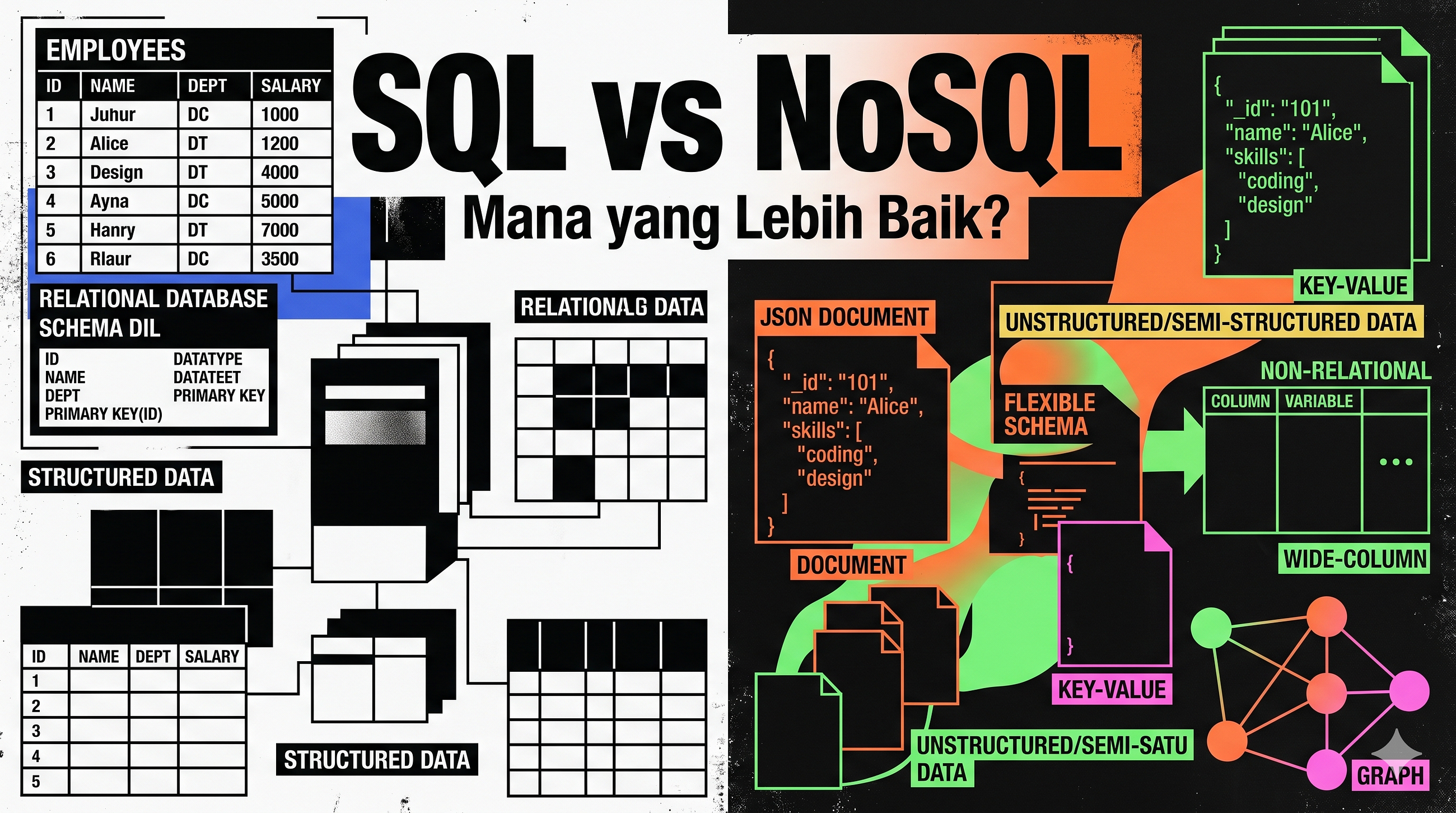 SQL vs NoSQL: Mana yang Lebih Baik untuk Aplikasi Kamu?