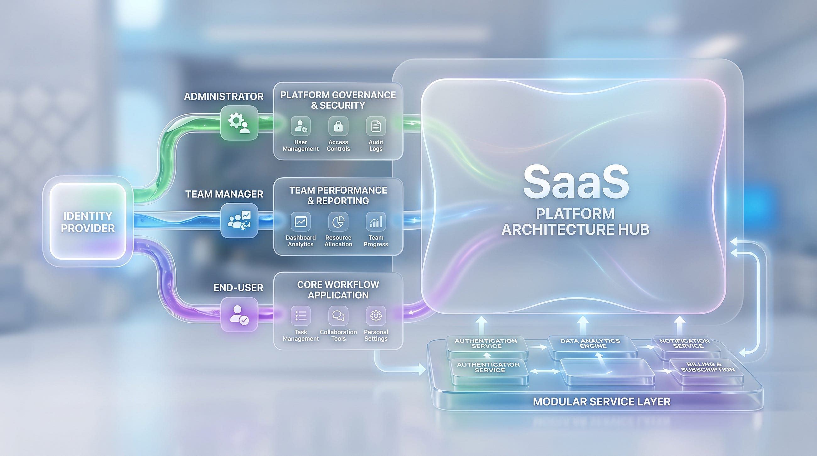 Modern UX Architecture for Large-Scale SaaS Platforms with Multi-Role User Journeys