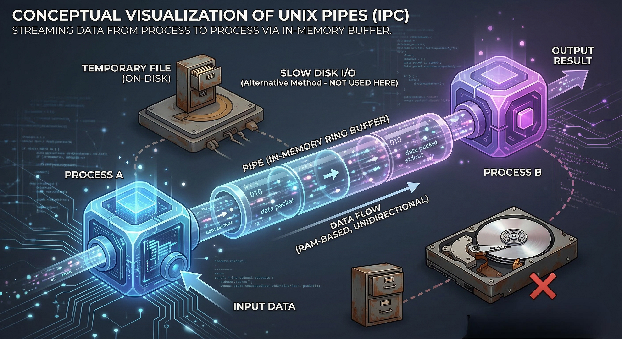 My Biggest Mistake in Pipex: Why Temp Files Kill IPC.