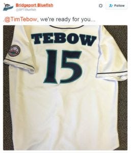 Tebow Minor League Offer 2