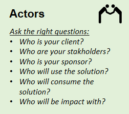 DPC — how to identify all actors?